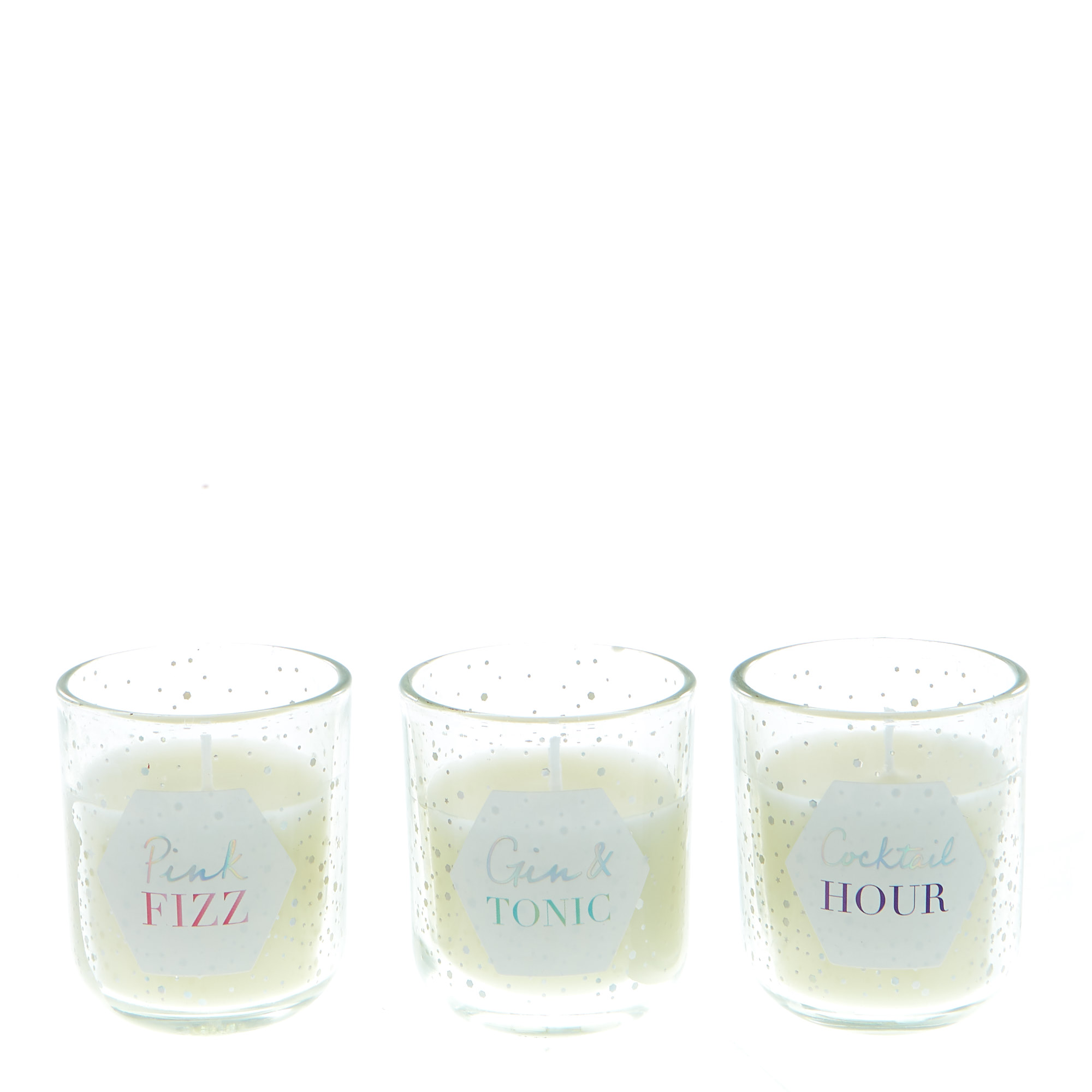 Clink Clink O'clock Mini Scented Candles - Set Of 3