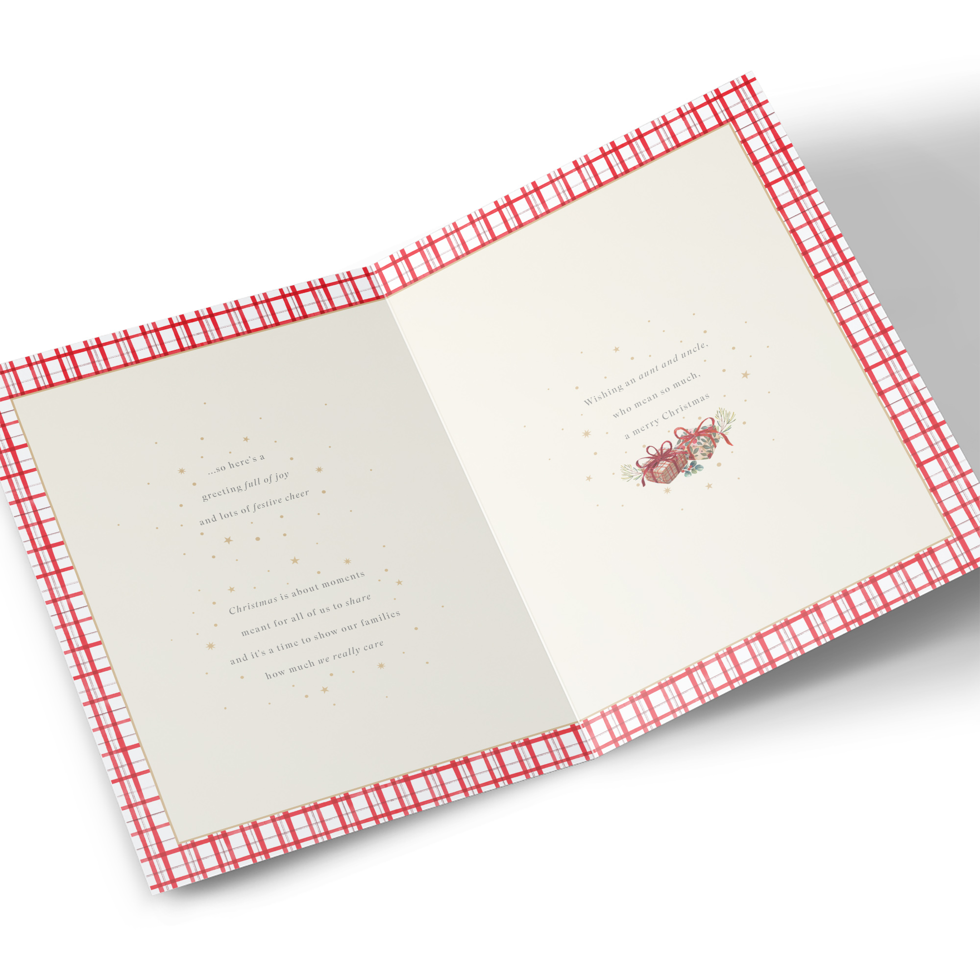 Christmas Card - Snowy Postbox, Aunt & Uncle