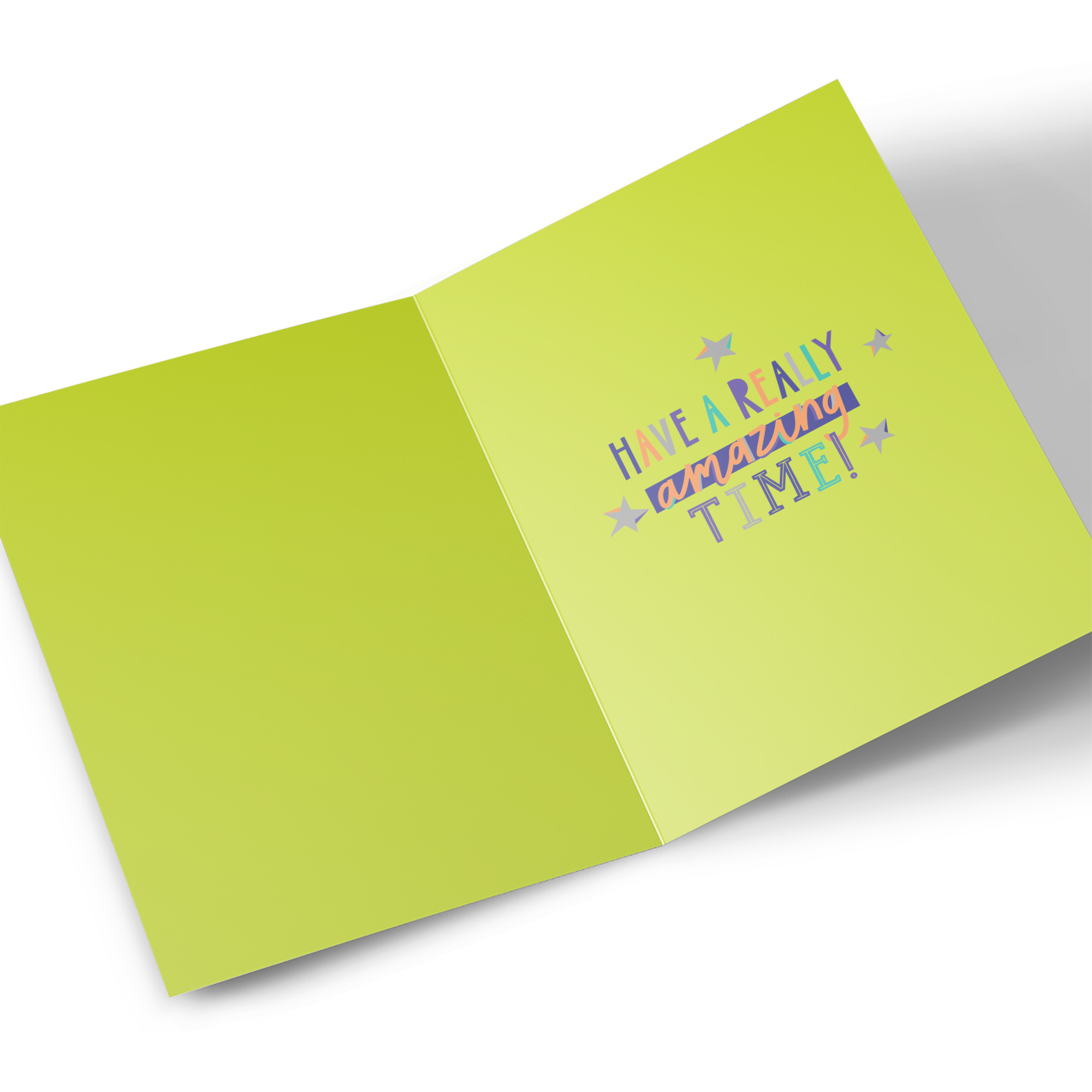 Birthday Card - Contemporary Letter, Grandson