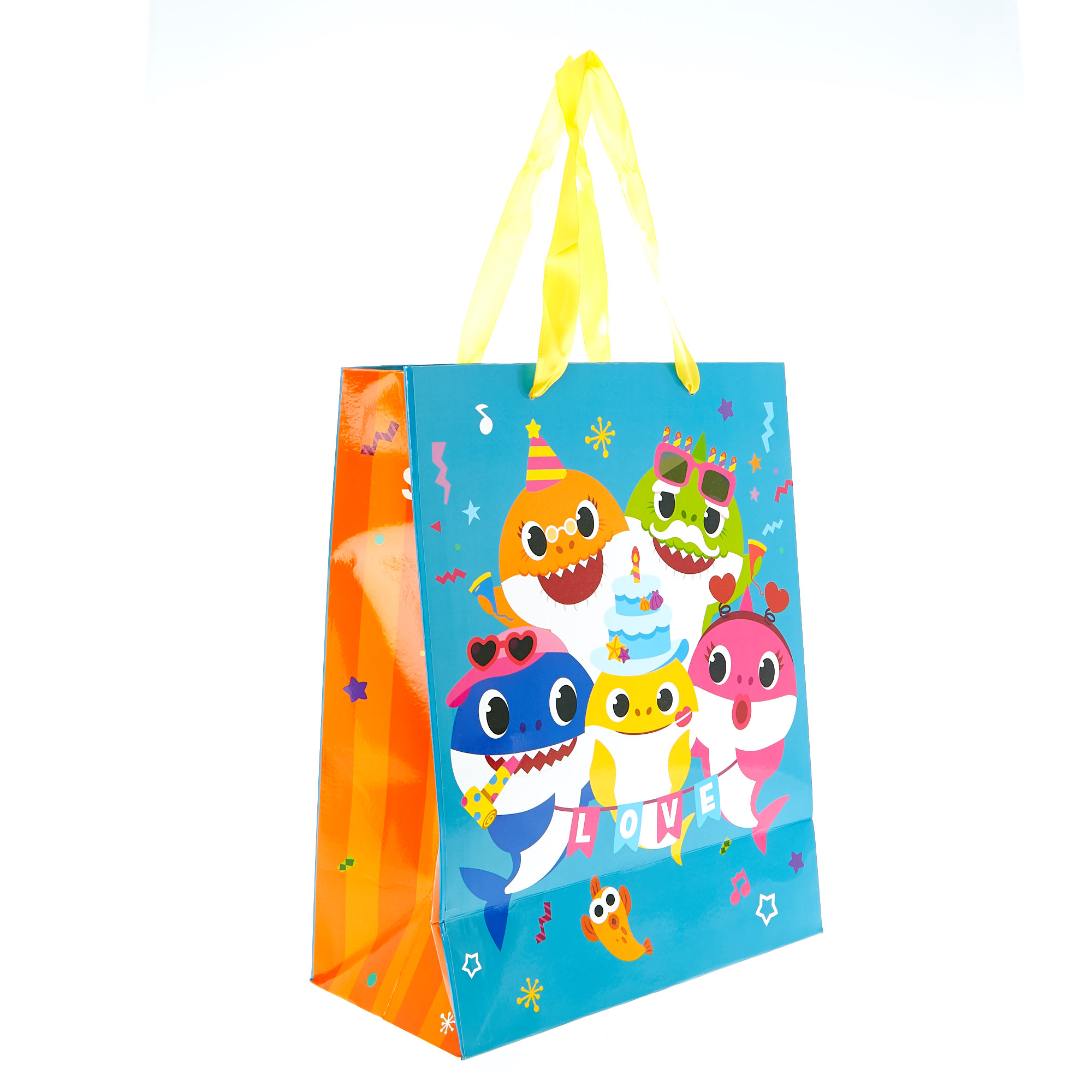 Large Portrait Gift Bag - Baby Shark Birthday