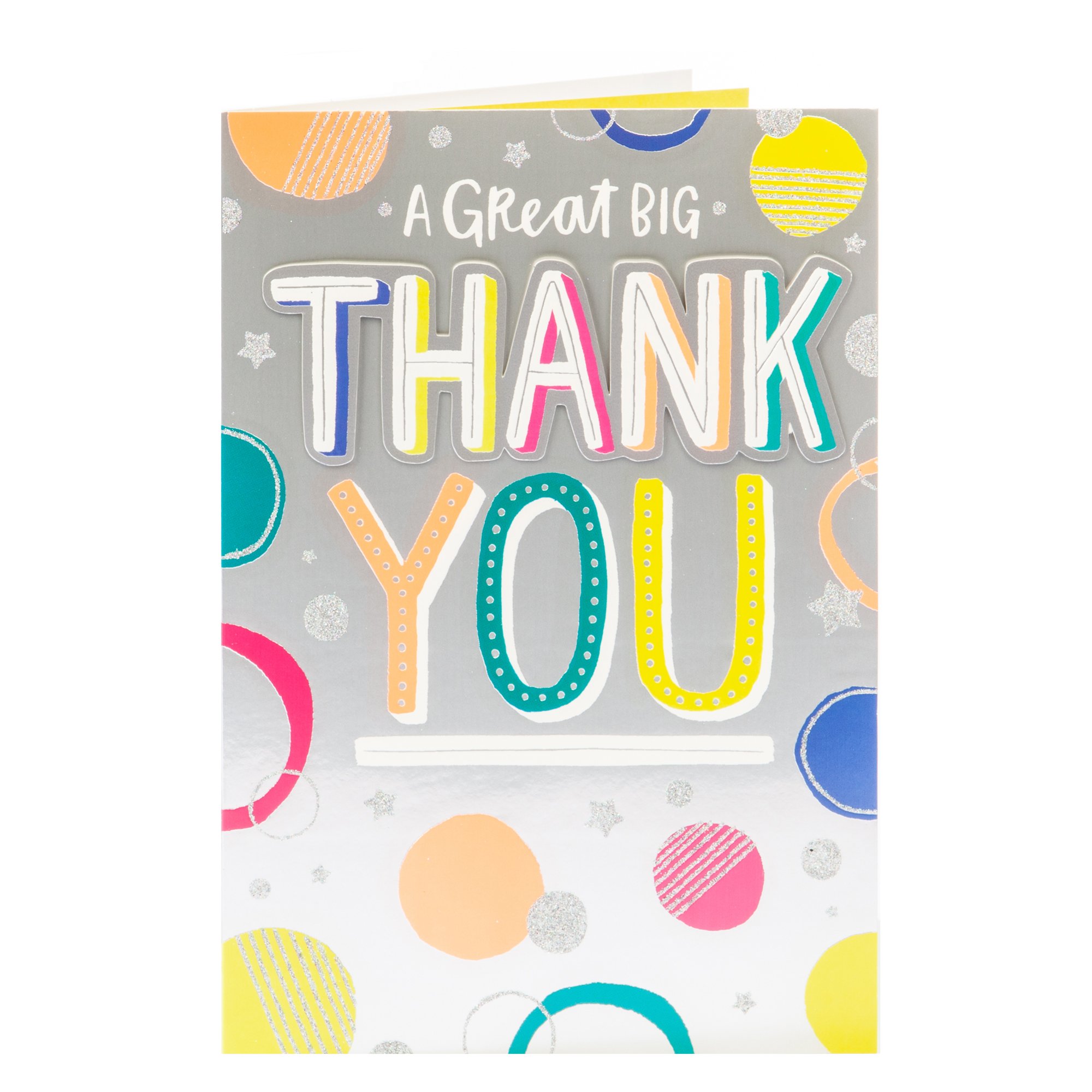 Thank You Card - A Great Big Thank You