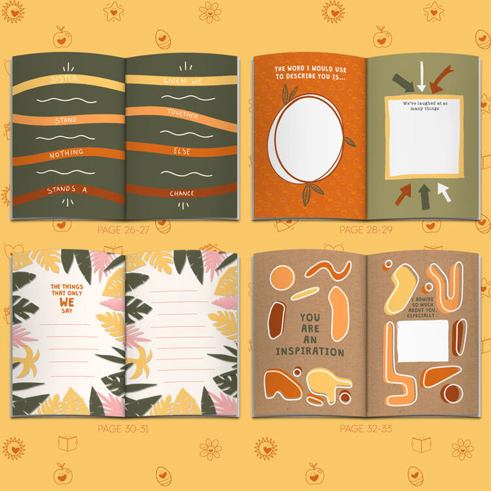 Personalised Fill In With Your Words Book About Friends Softback