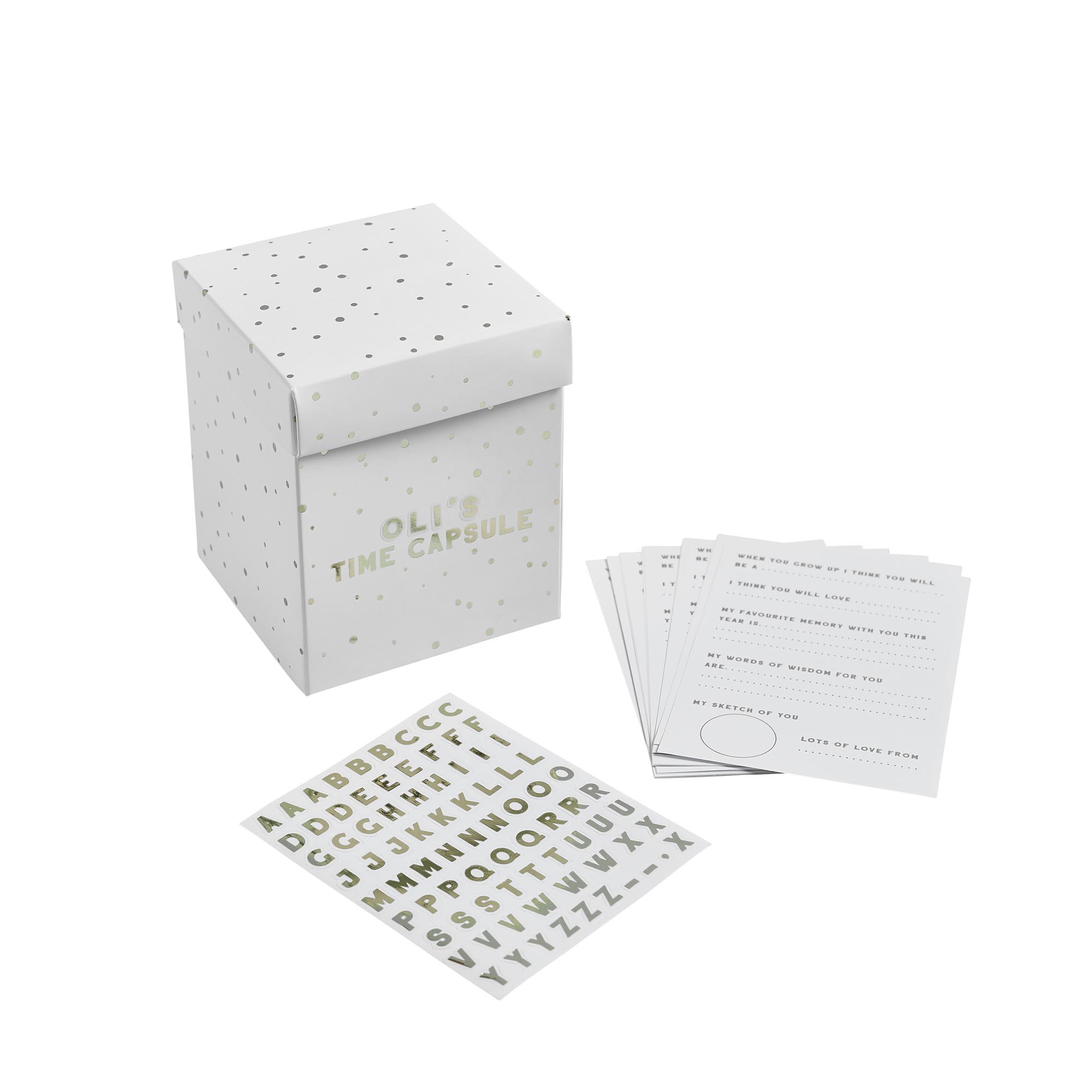 Customisable Time Capsule Box 