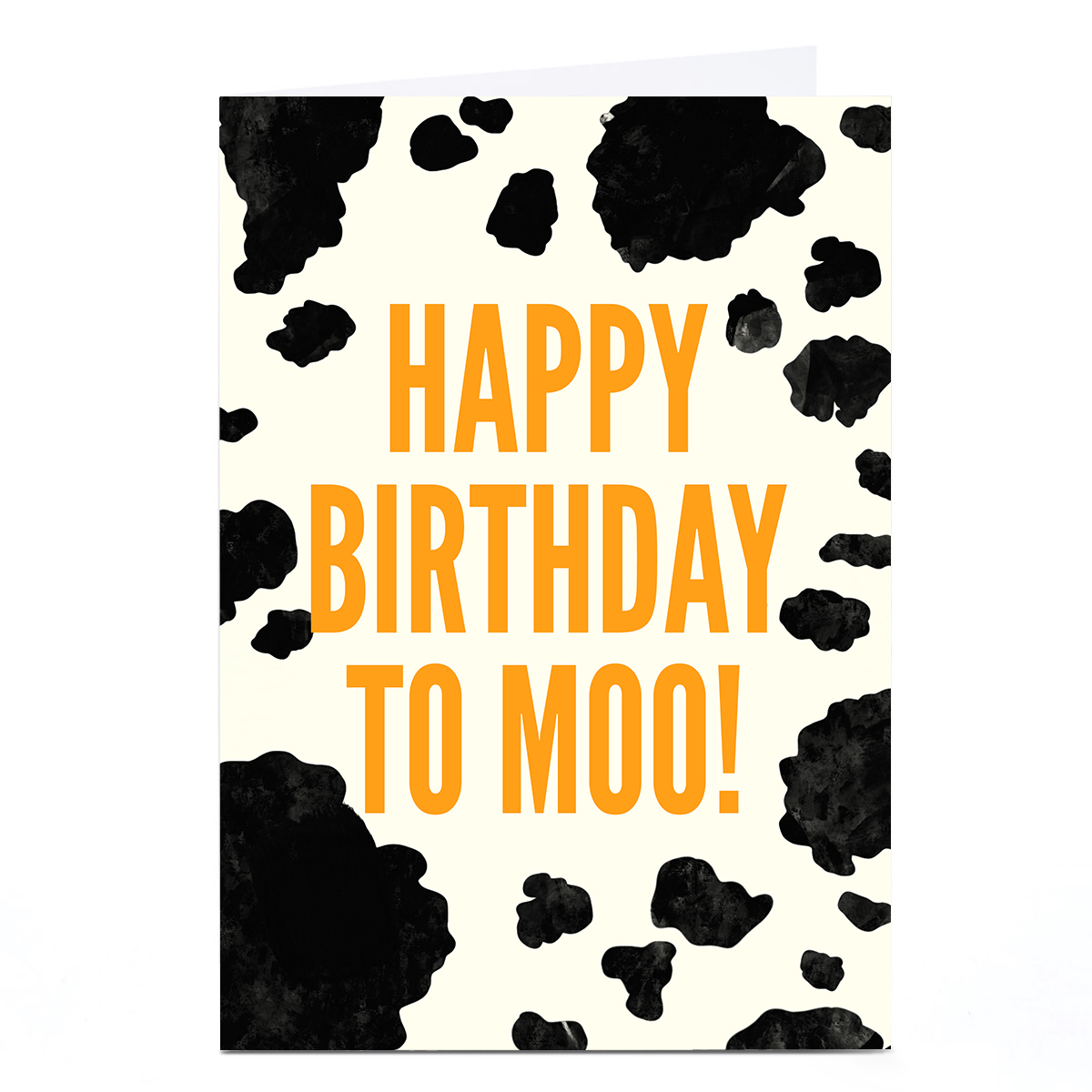 Personalised Card - Happy Birthday to Moo!
