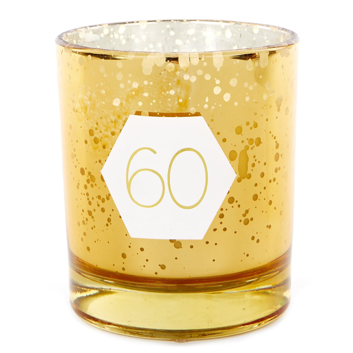 Buy Gold Vanilla Scented 60th Birthday Candle for GBP 2.99 Card