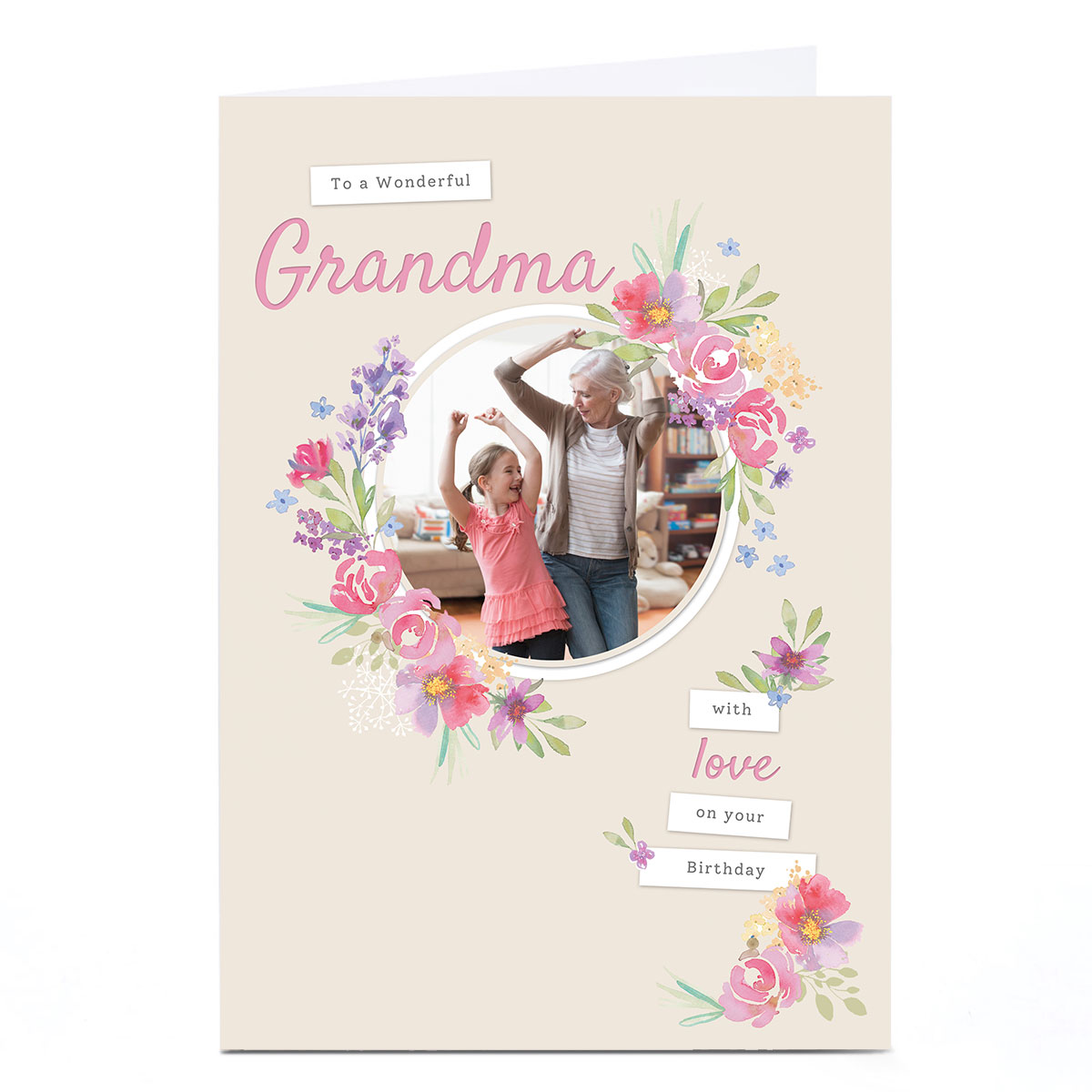 Photo Kerry Spurling Birthday Card - Grandma