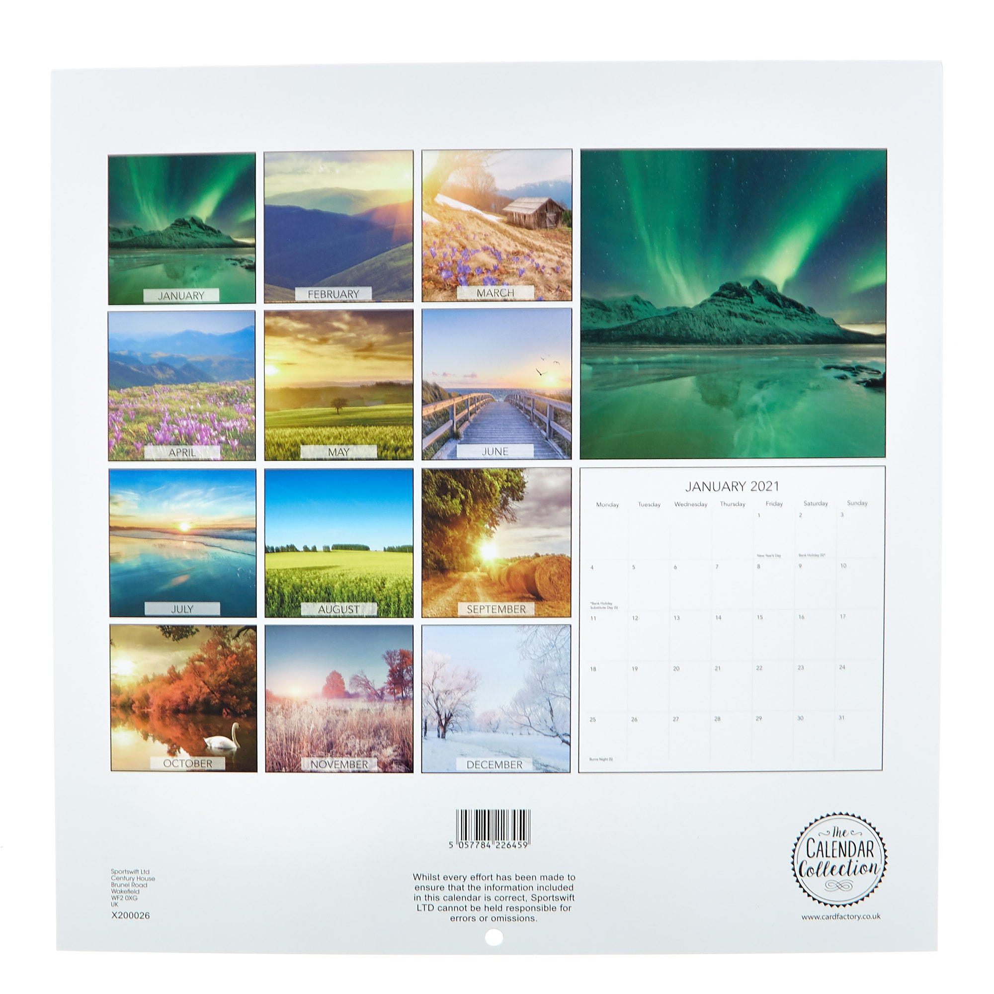 Landscapes 2021 Calendar