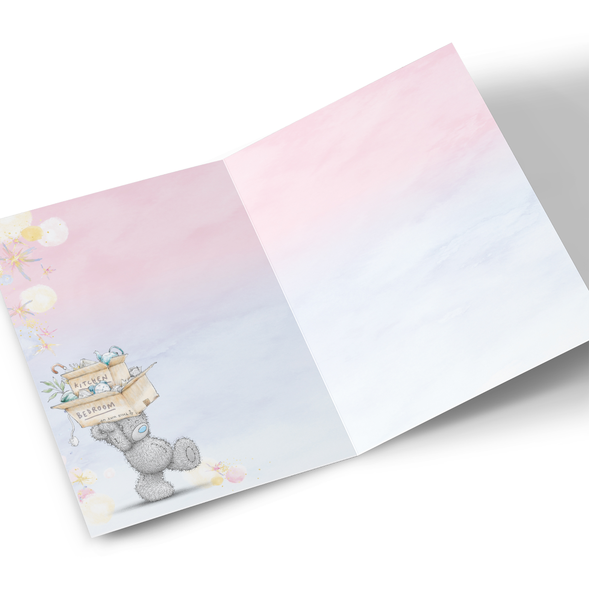 Personalised Tatty Teddy New Home Card - Enjoy Your New Home