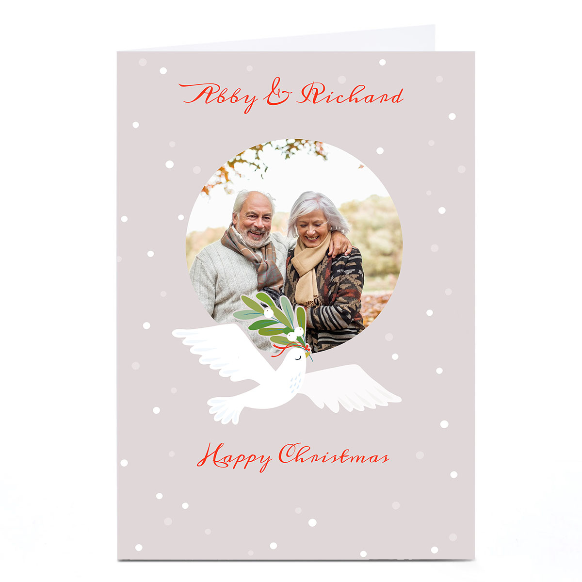 Photo Klara Hawkins Christmas Card - Dove