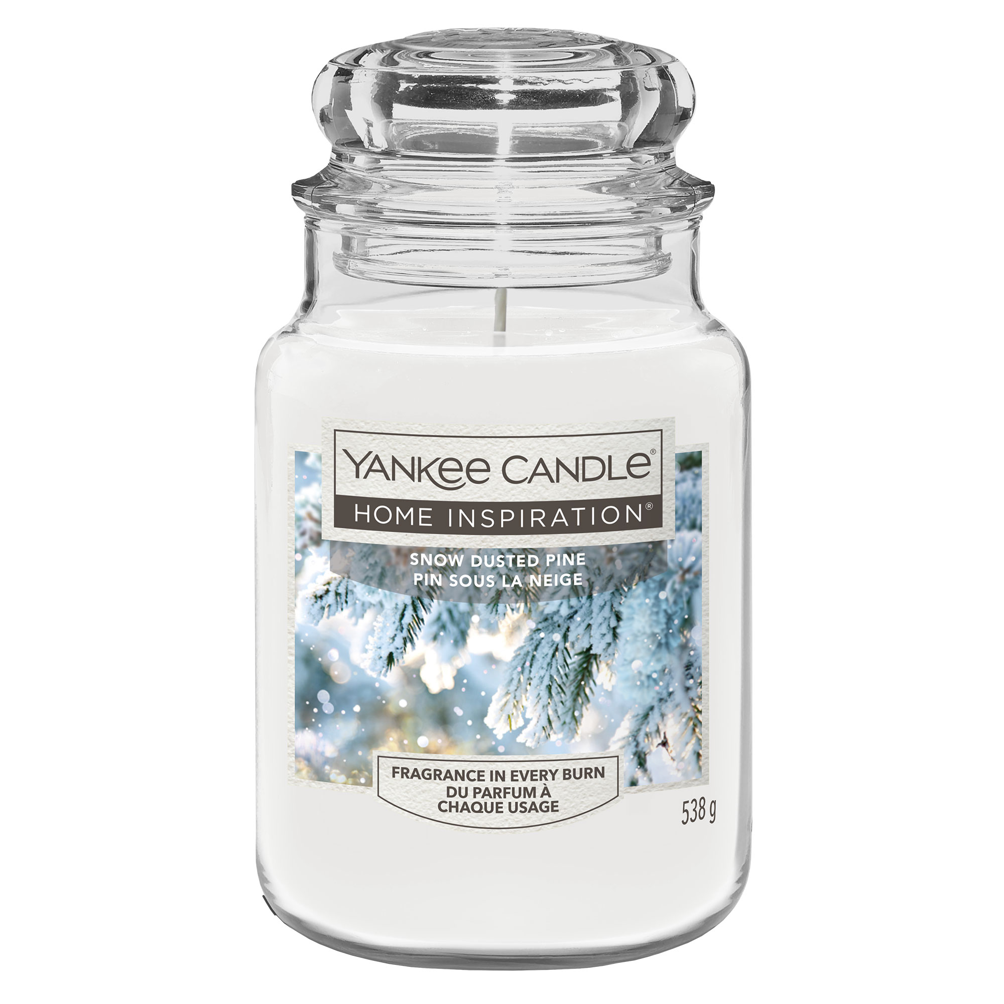 Buy Yankee Candle Home Inspiration Snow Dusted Pine Large Jar for GBP ...