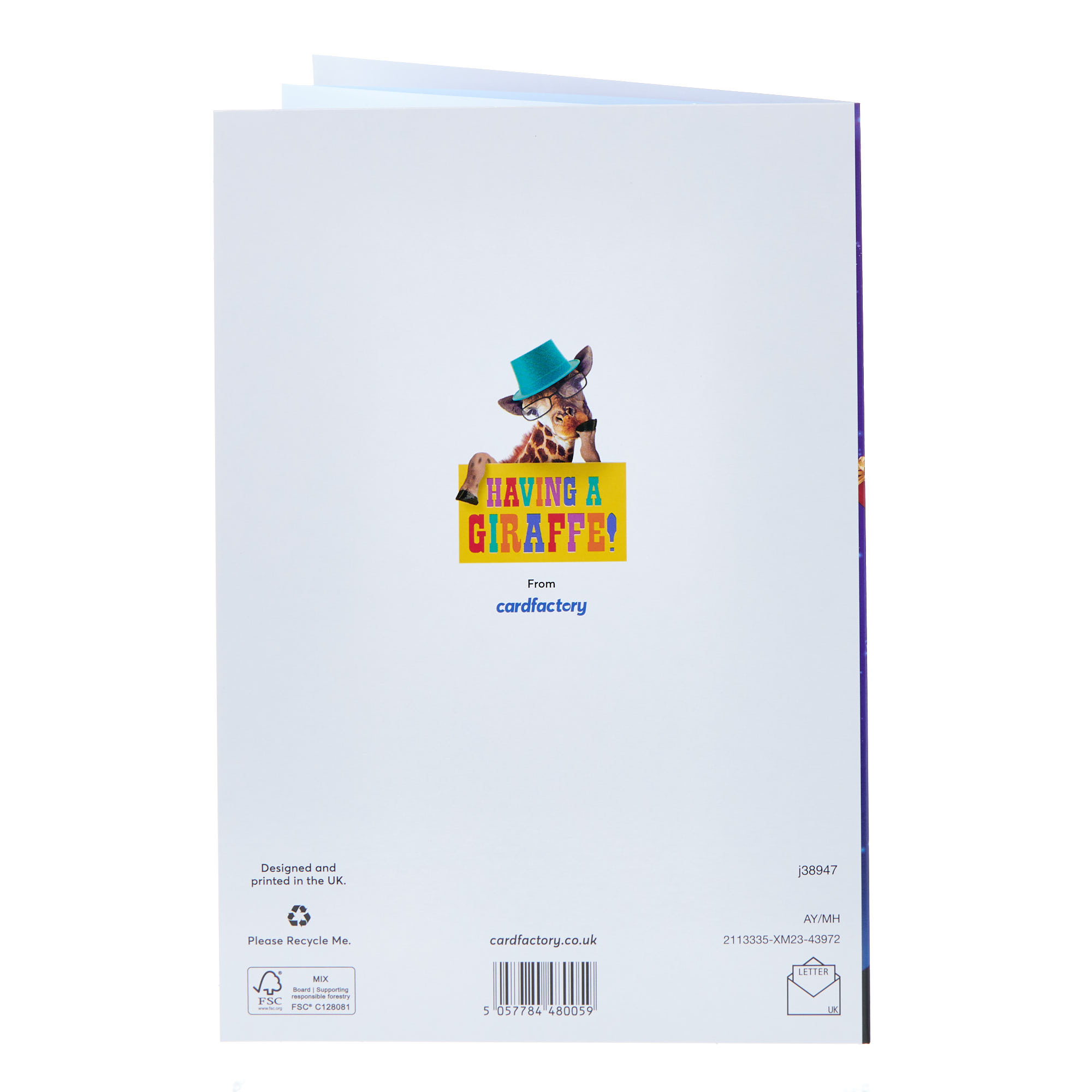 Son Animal Humour Christmas Card