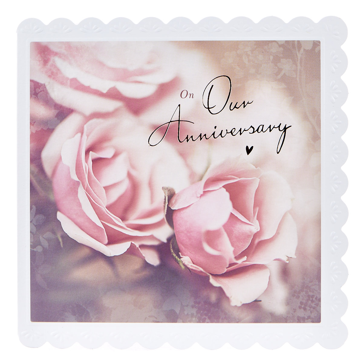 Anniversary Card - Pink Roses
