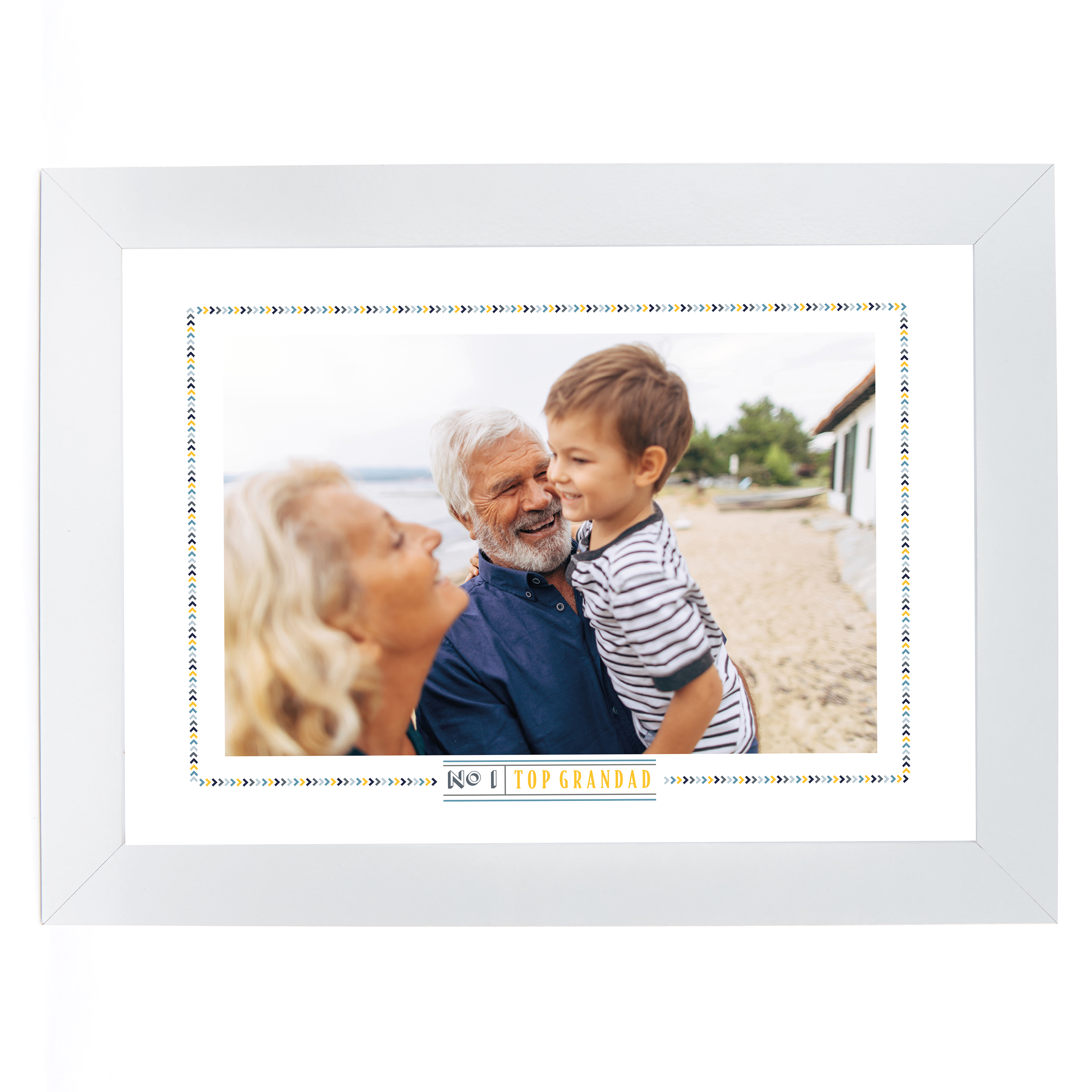 Personalised Father's Day Photo Print - No 1, Top Grandad