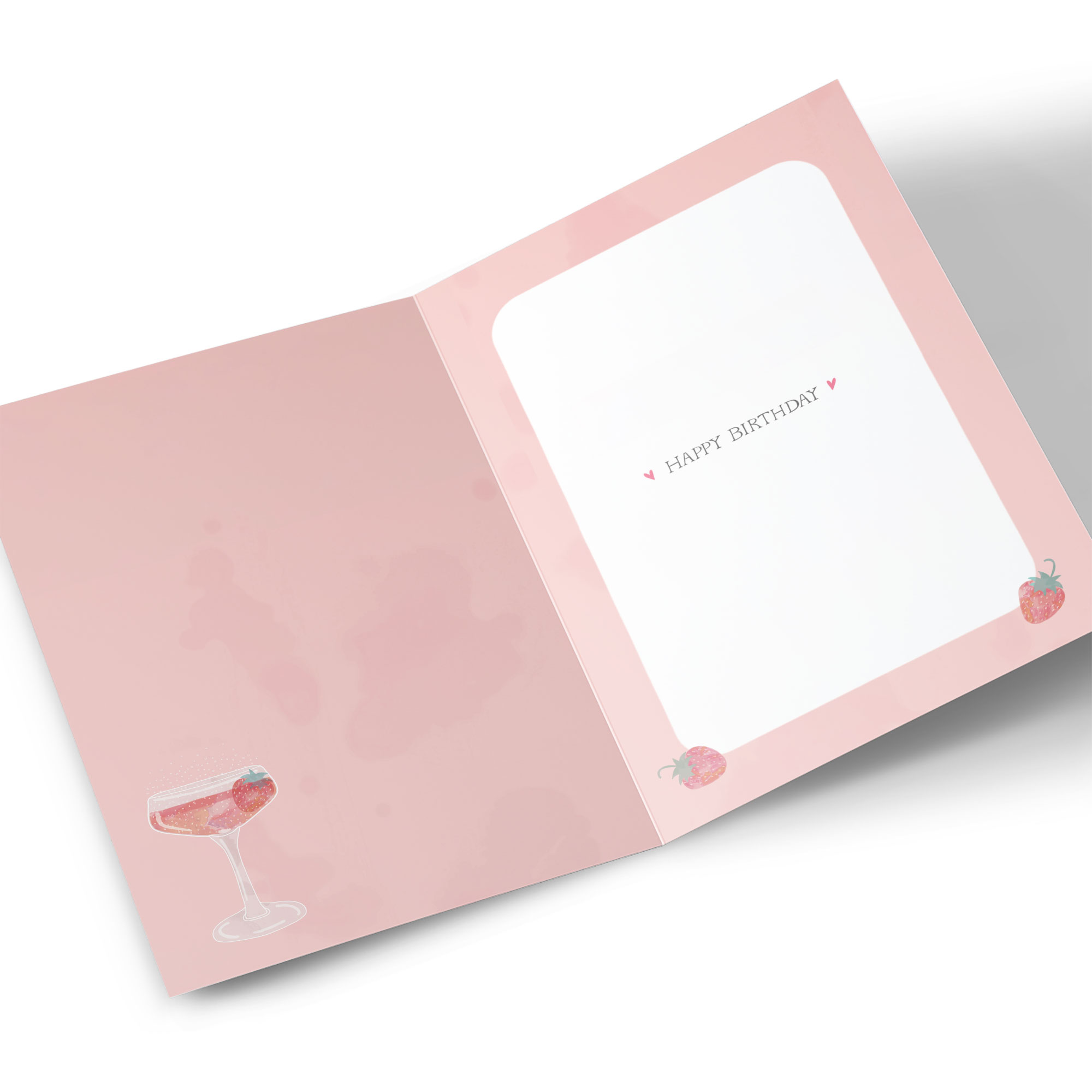 Birthday Card - Pink and Fizzy Bubbles, Sister-in-Law 