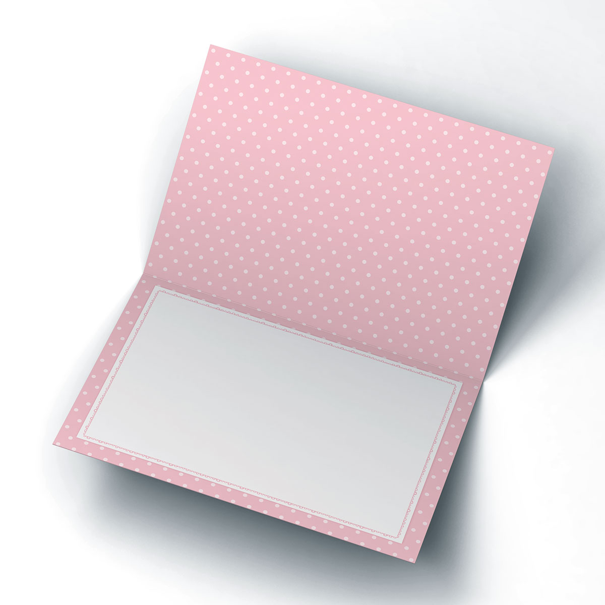Personalised Mother's Day Card - Pink House Polka Dots
