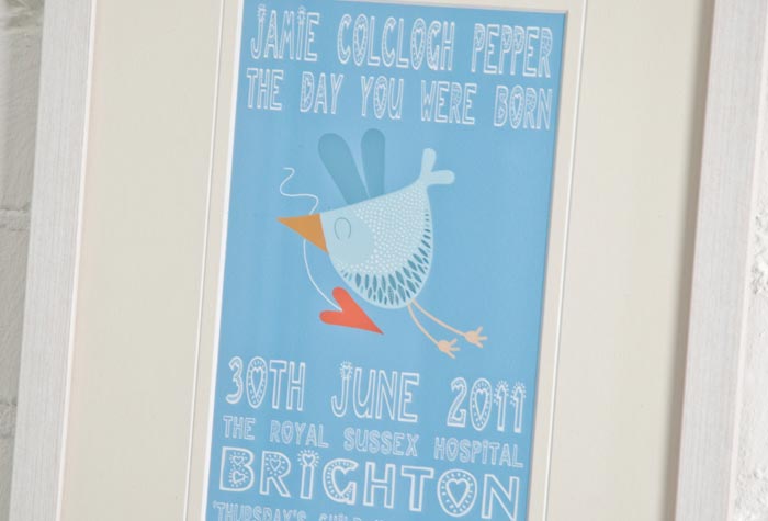 Personalised Print - Day You Were Born