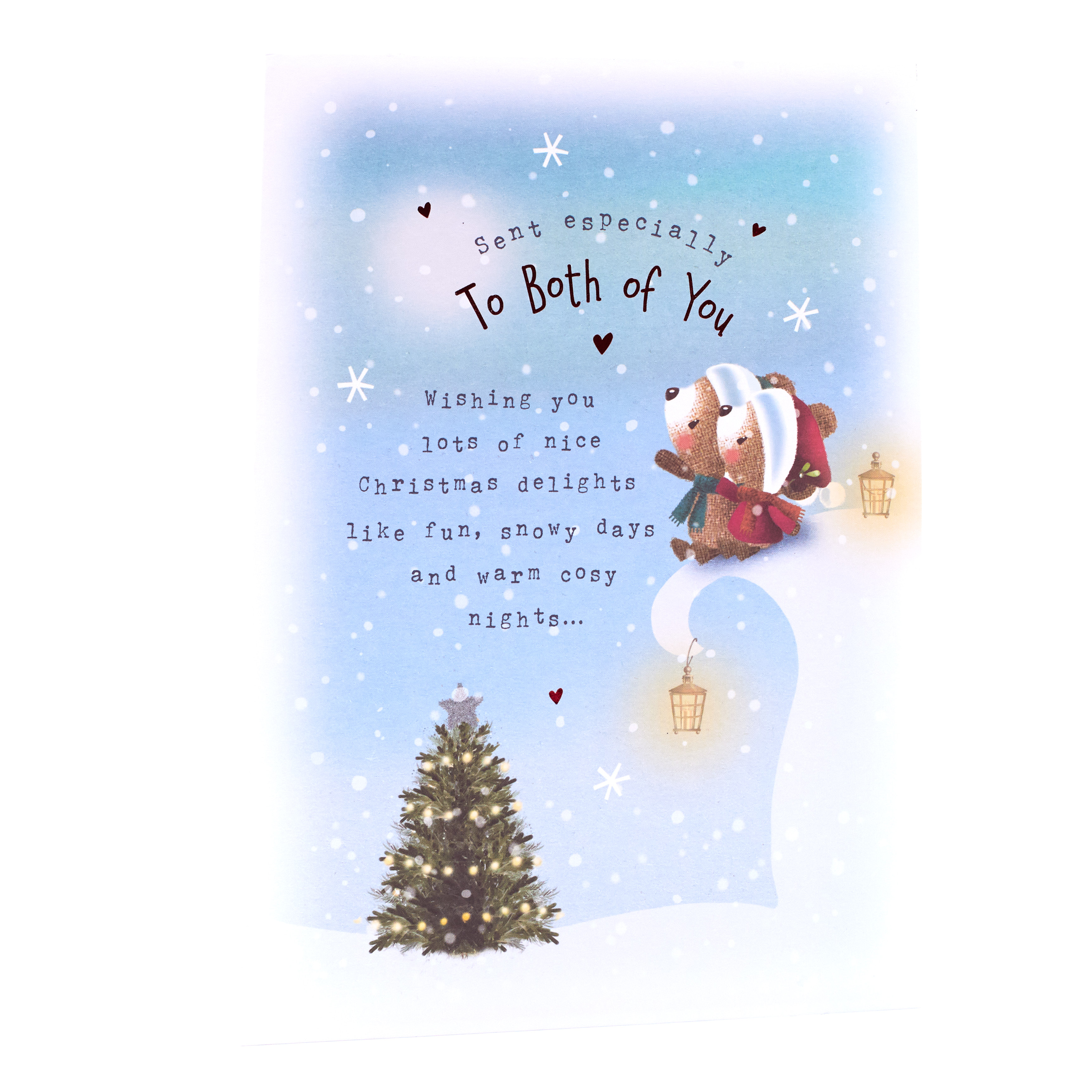 Christmas Card - To Both Of You, Cute Bears