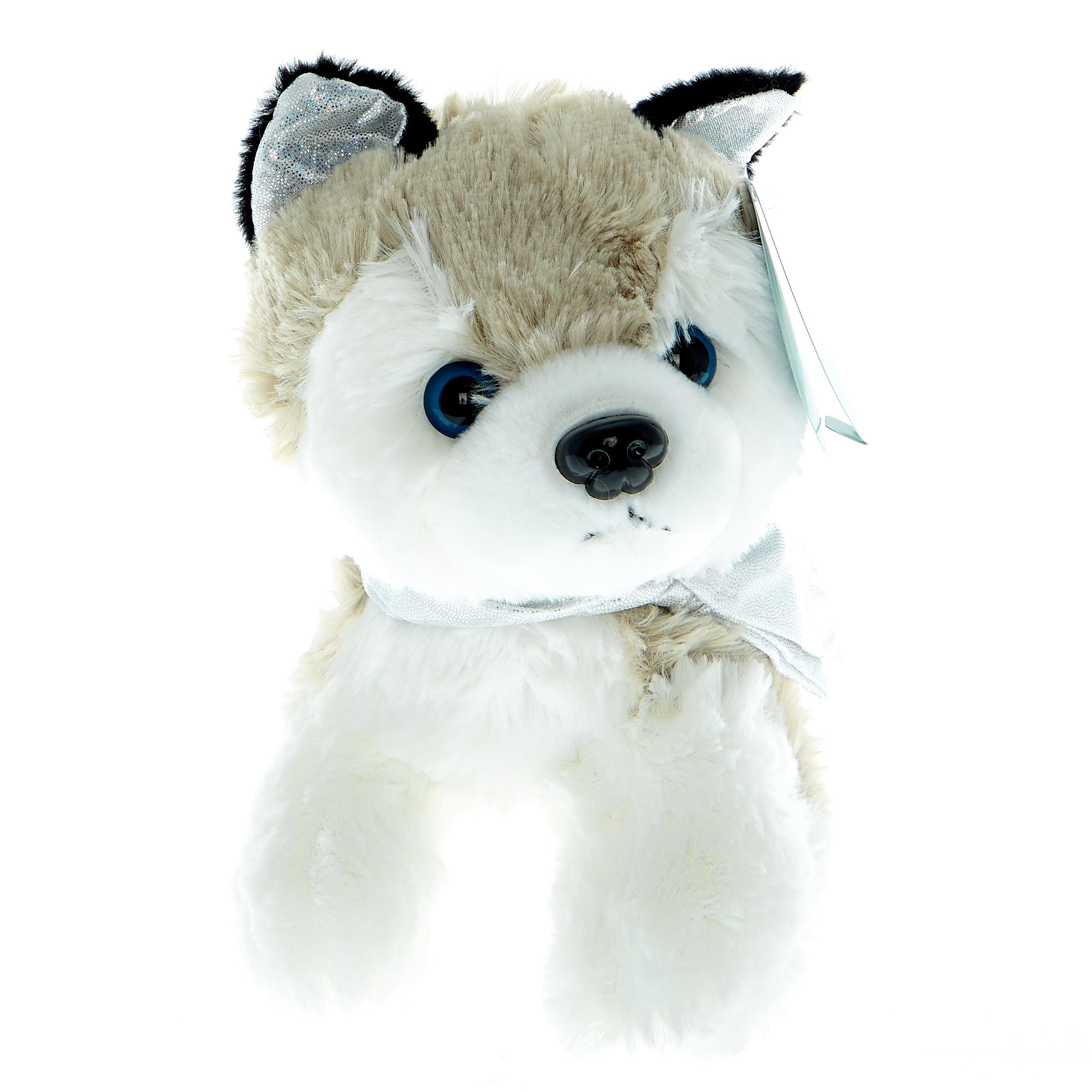 Arctic Huskie Christmas Soft Toy 