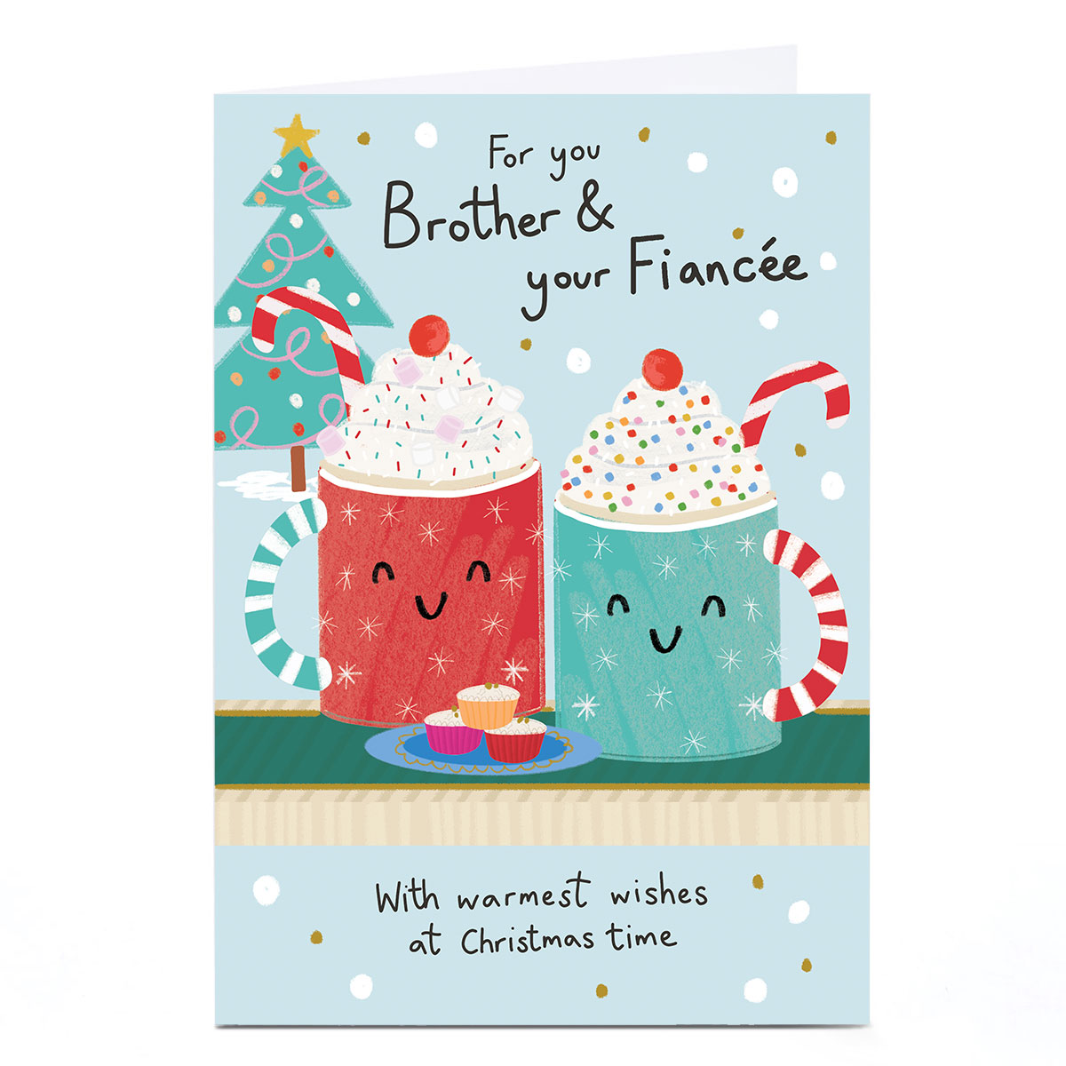 Christmas Card - For You Brother & Your Fiancee