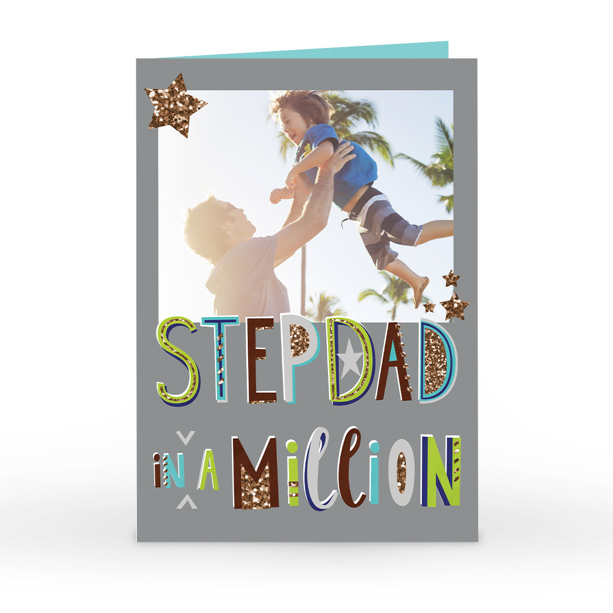 Photo Father's Day Card - Stepdad In A Million