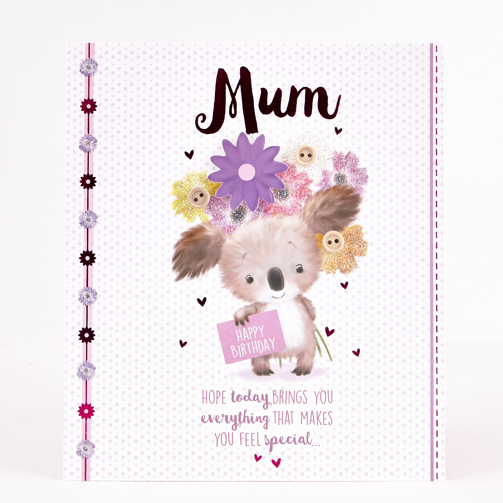Boutique Collection Birthday Card - Mum Koala