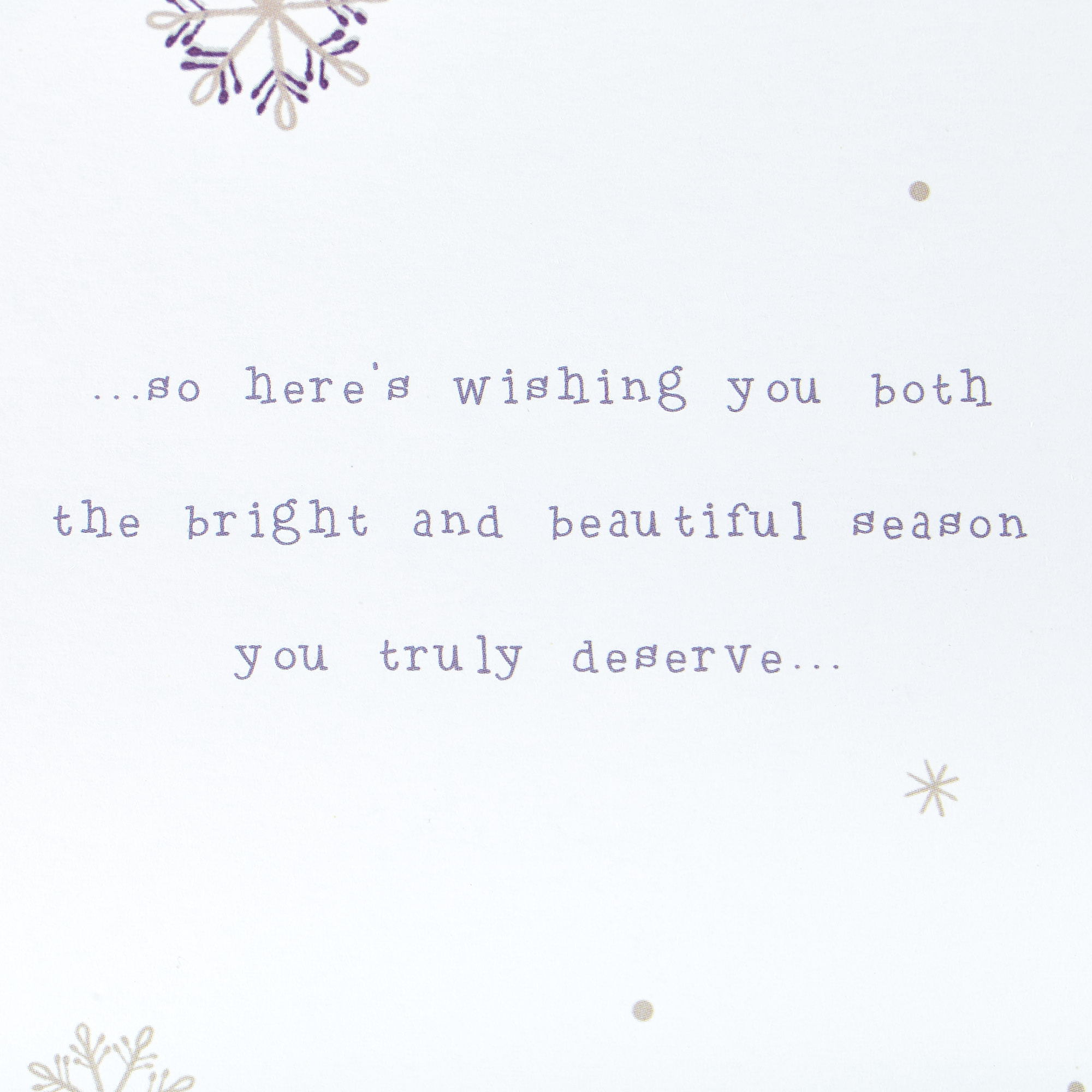 Christmas Card - Son And Daughter In Law, Classic Verse