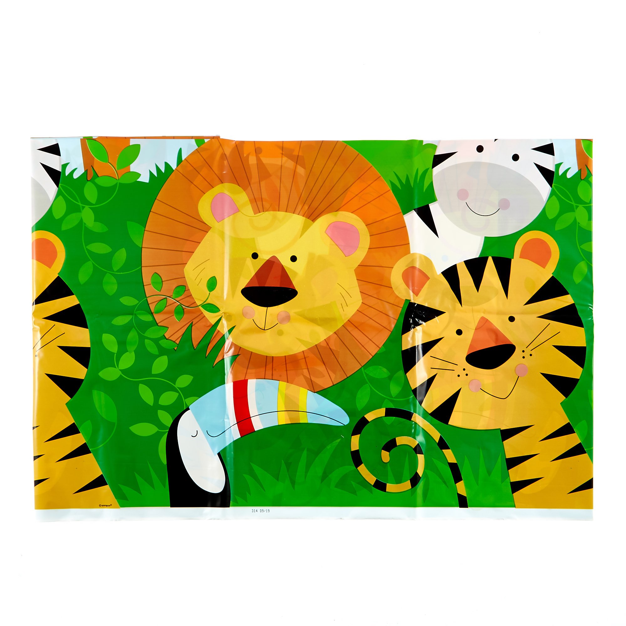 Animal Jungle Party Tableware & Decorations Bundle - 16 Guests