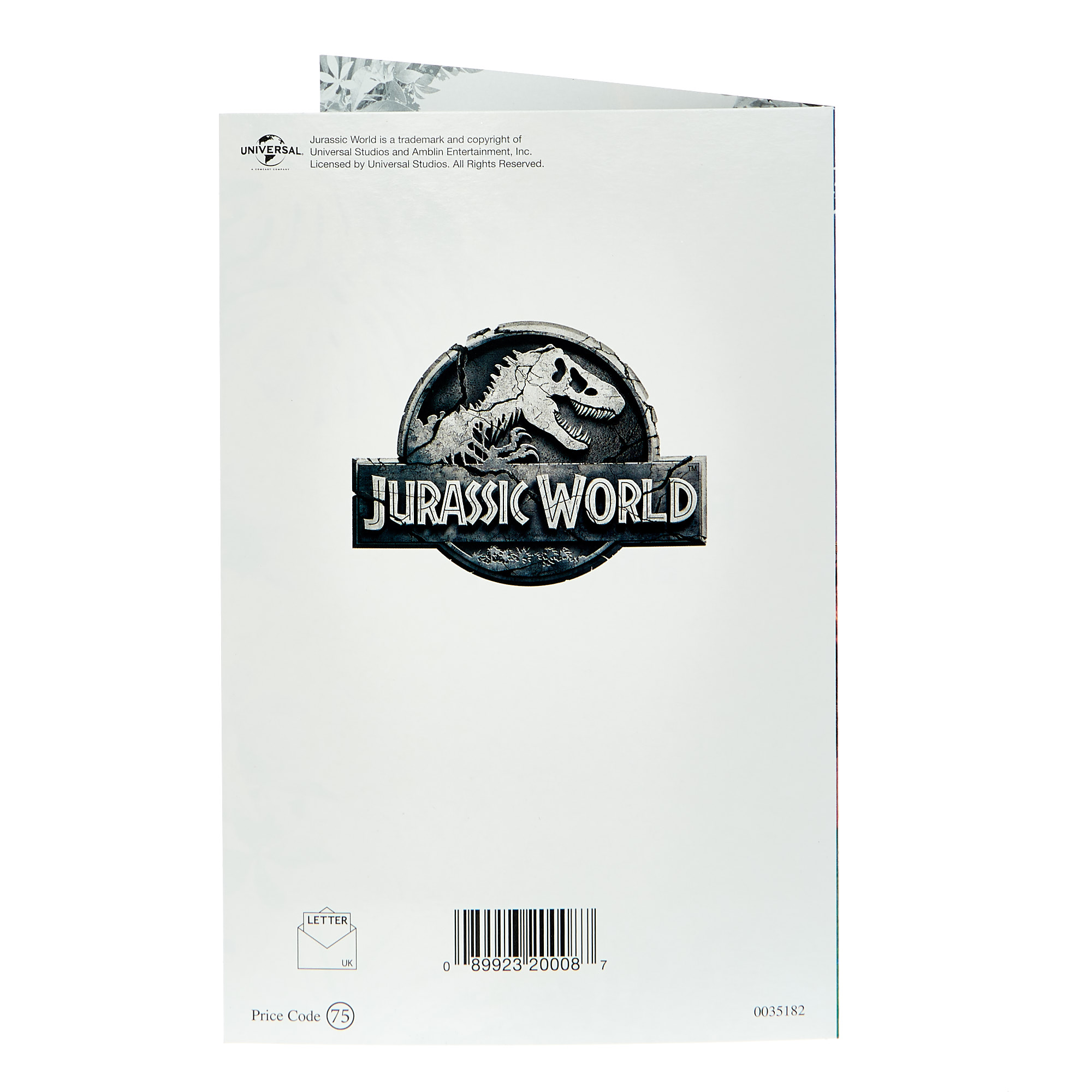 Jurassic Park 8th Birthday Card