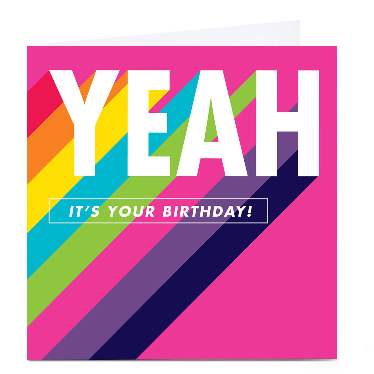 Personalised Hello Munki Birthday Card - Yeah 