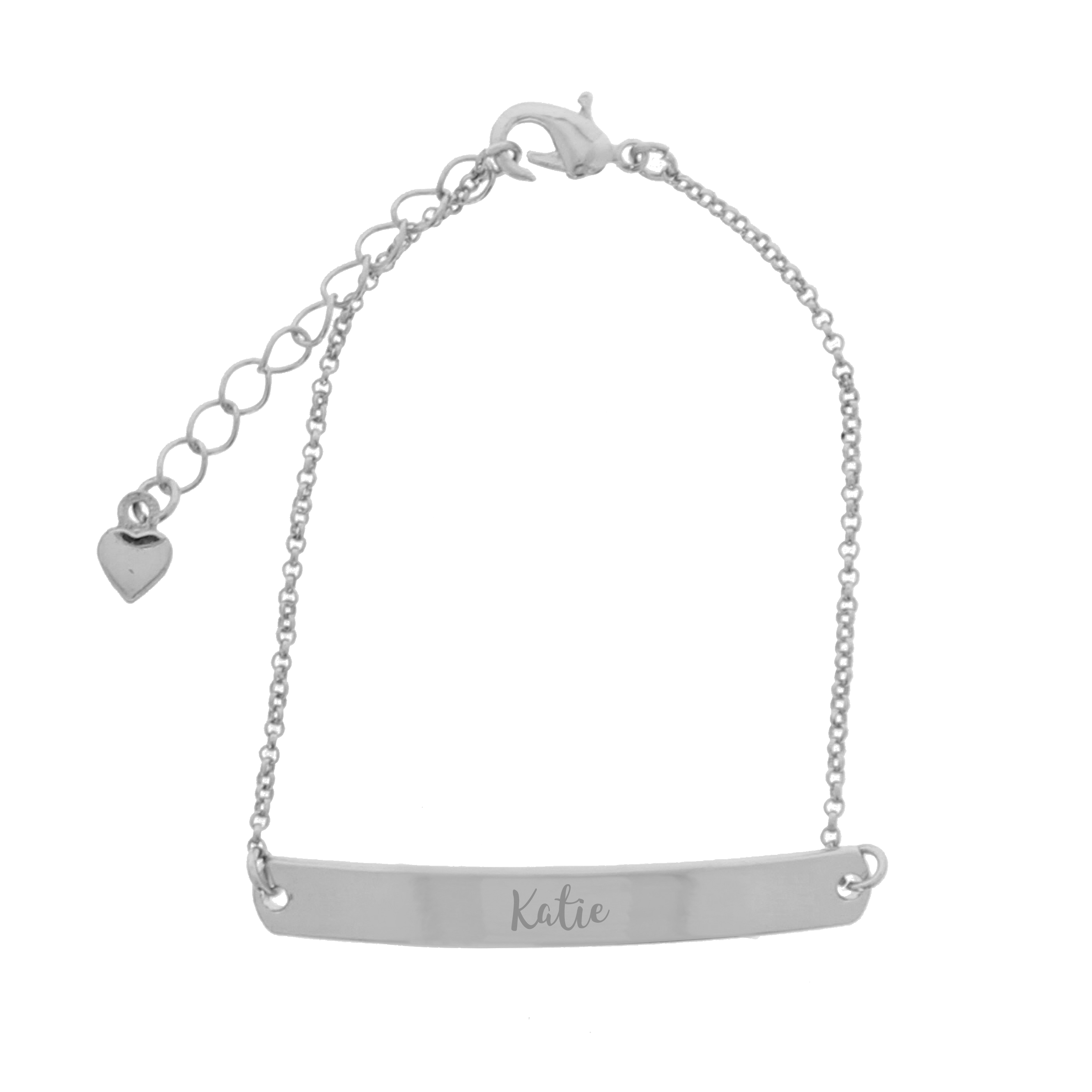 Personalised Silver ID Bracelet