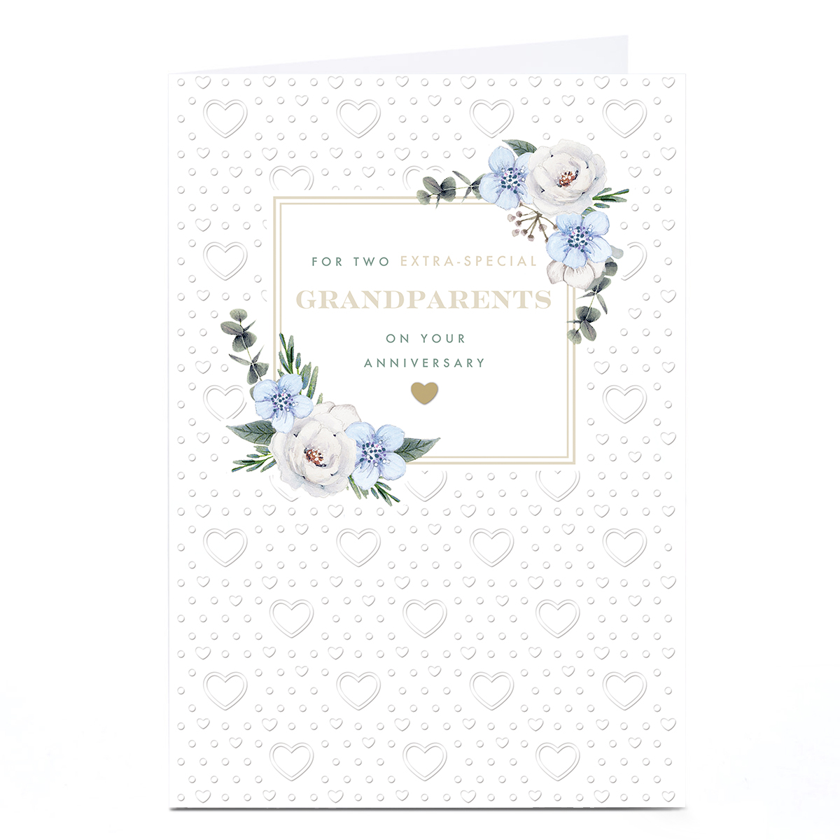 Anniversary Card - For Two Extra Special Grandparents