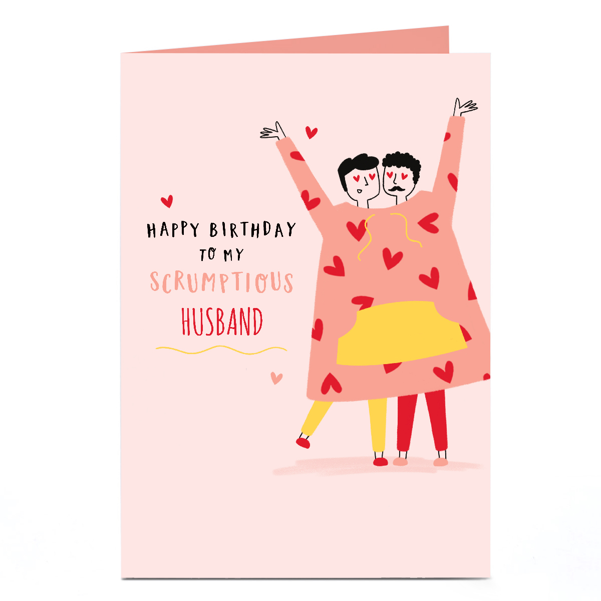 Personalised Birthday Card - Scrumptious Husband