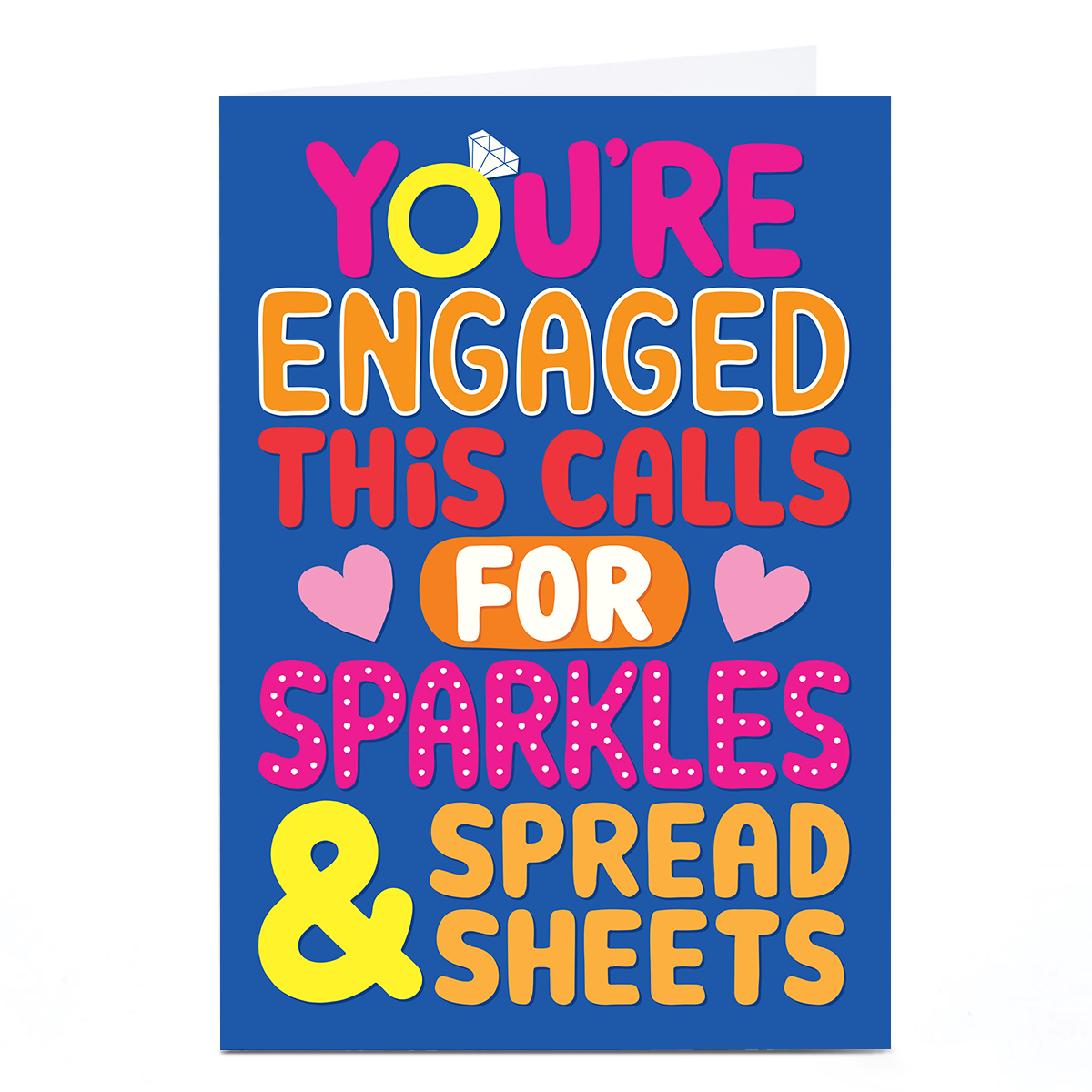 Pigment Engagement Card - This Calls For Sparkles & Spreadsheets