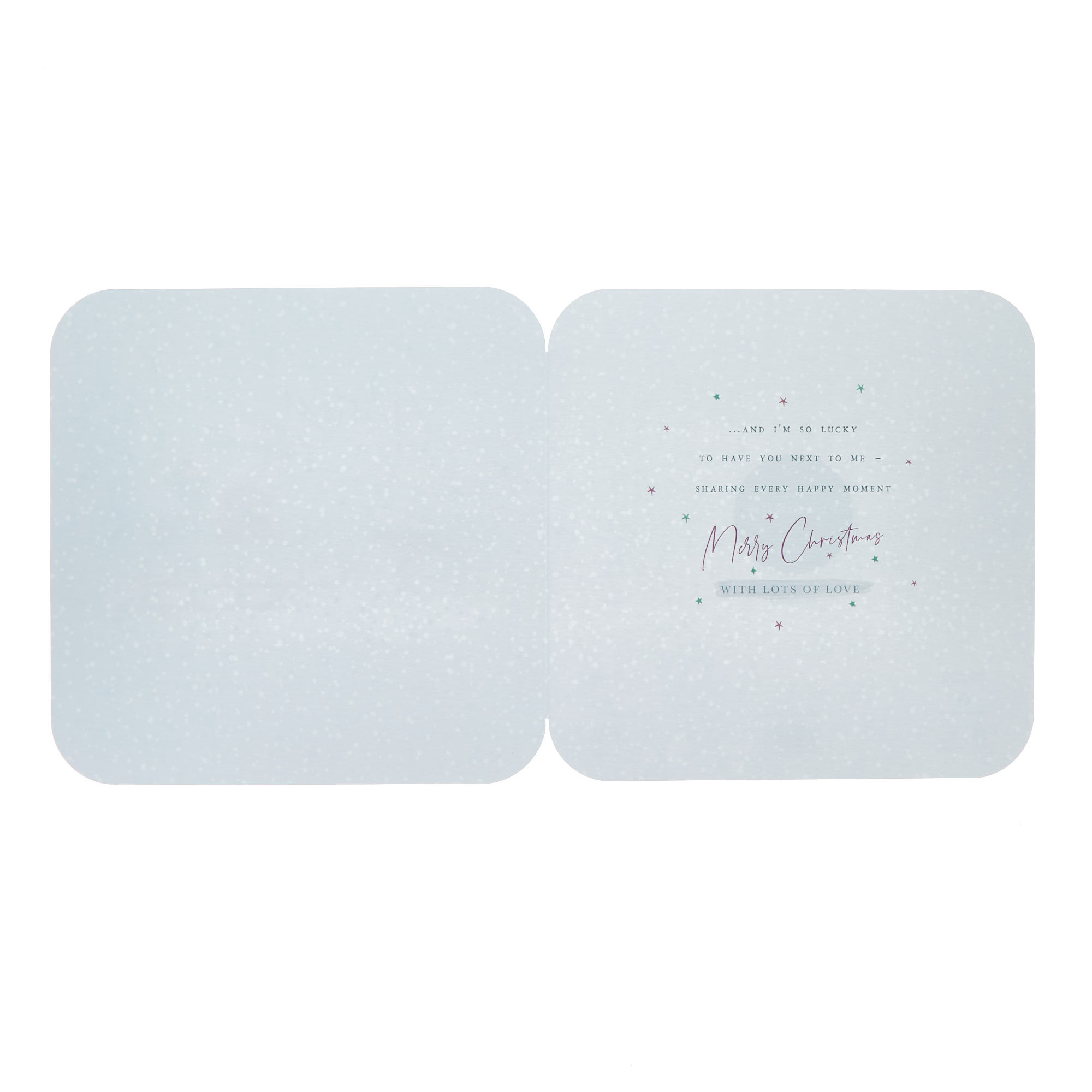 Platinum Lovely Partner Bunnies Christmas Card