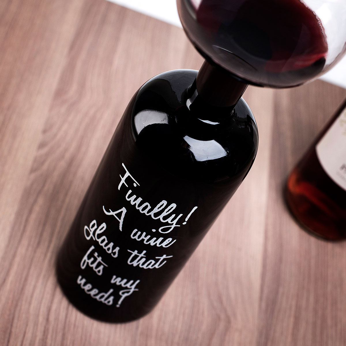 Finally, A Wine Glass That Fits My Needs - Wine Bottle Glass