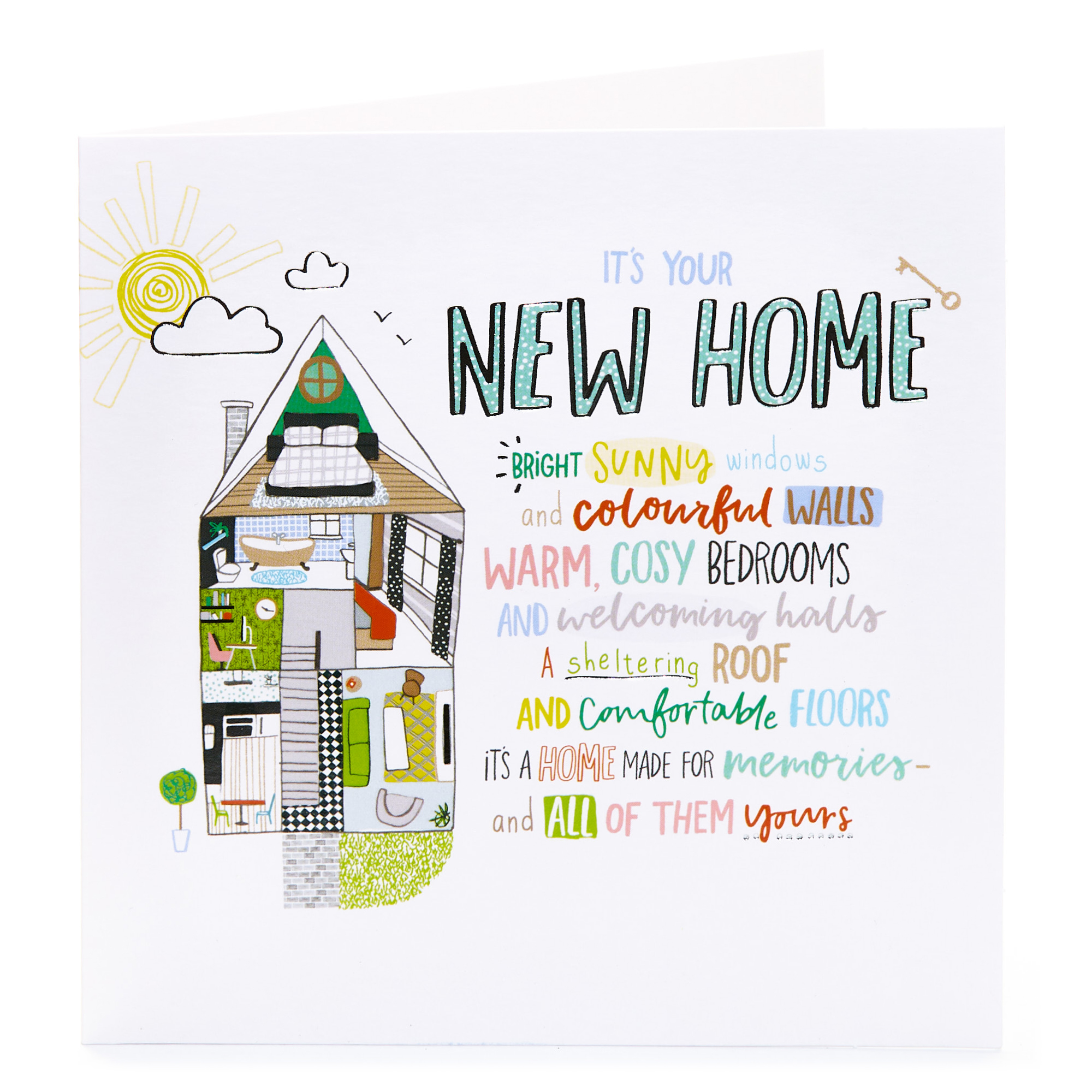 New Home Card - Bright Sunny Windows