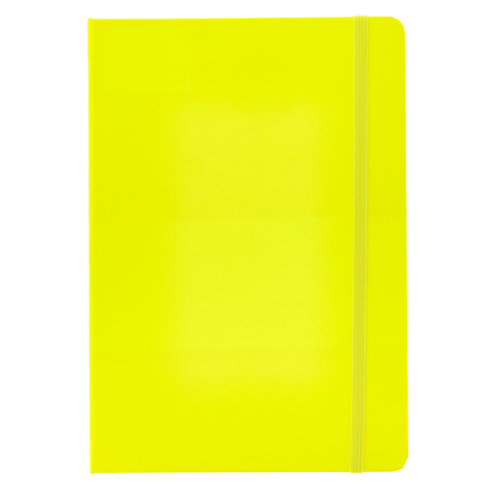 Yellow A5 Lined Notebook