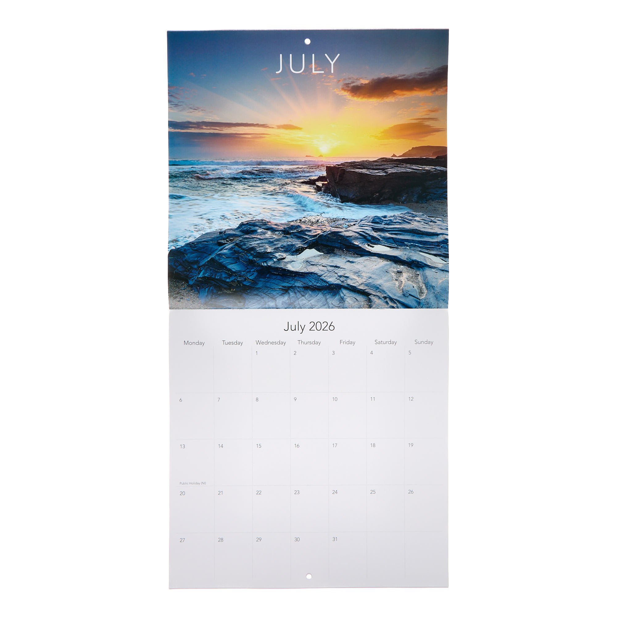 Beautiful World 2026 Square Wall Calendar 