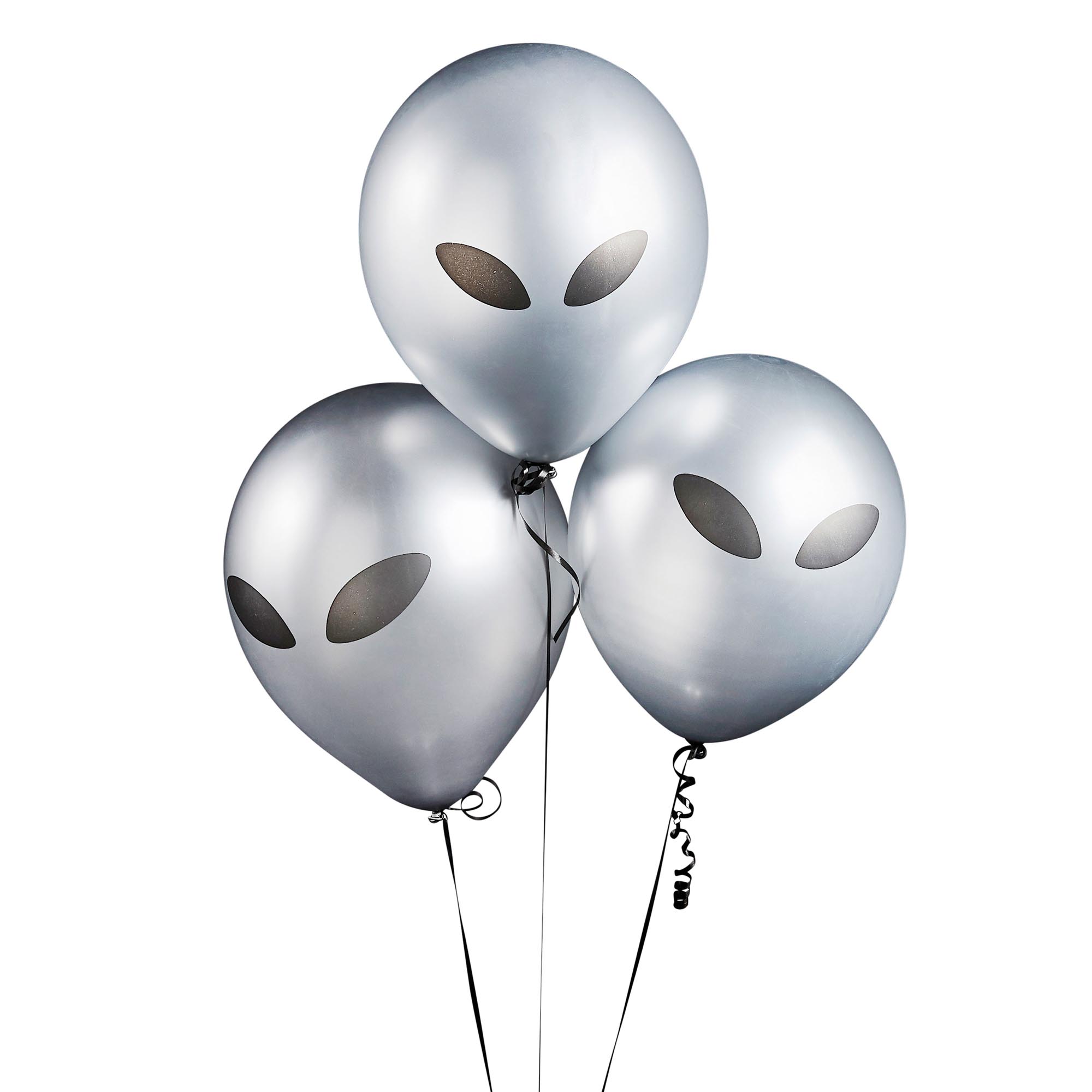 Alien 12-Inch Latex Balloons - Pack of 5