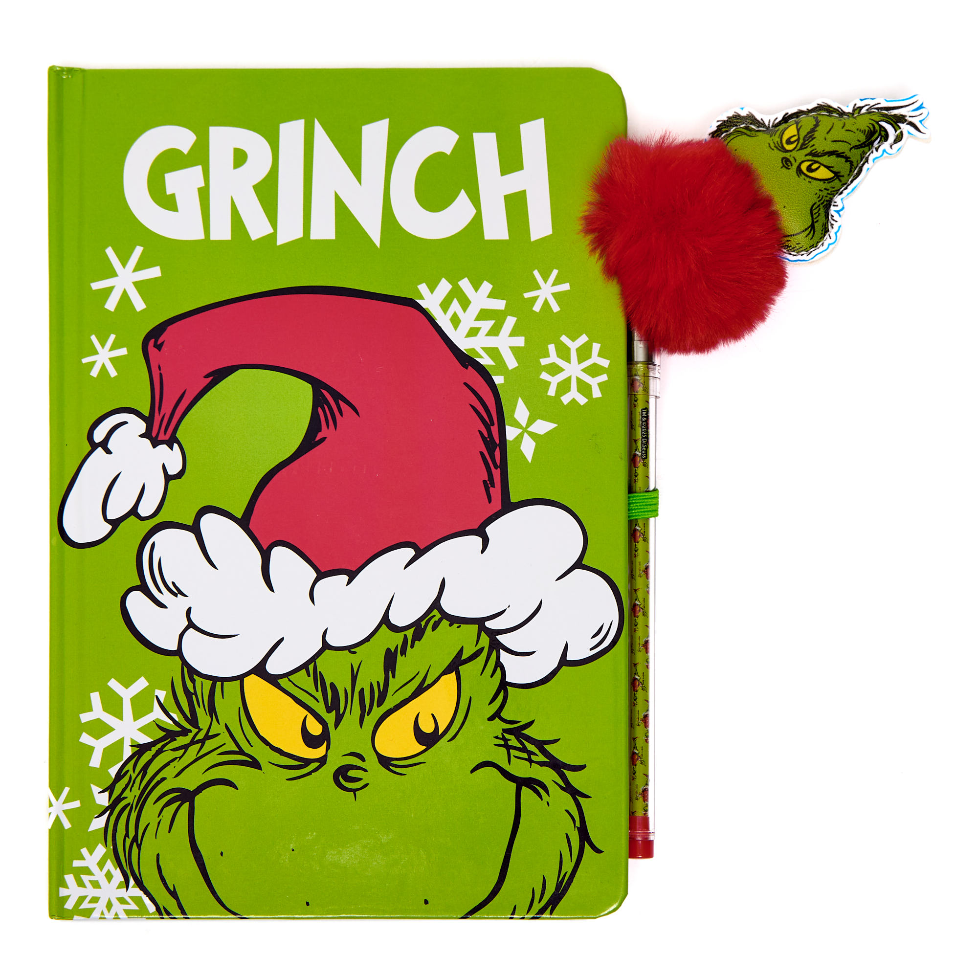 Grinch Christmas Notebook & Pen ,  Grinch Christmas Notebook & Pen