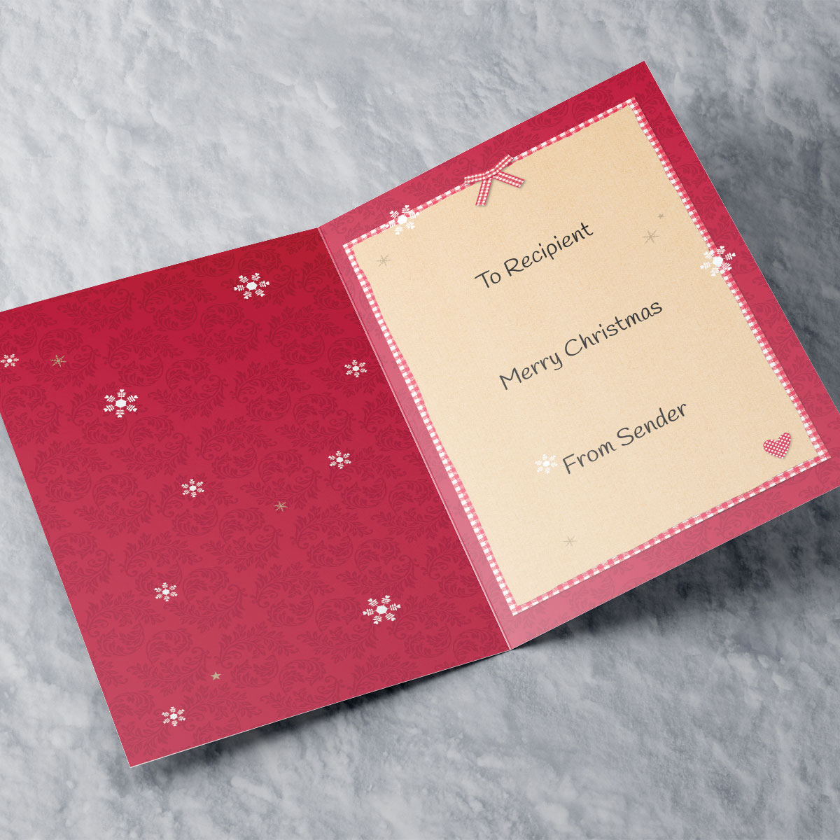 Personalised Christmas Card - Perfect Christmas