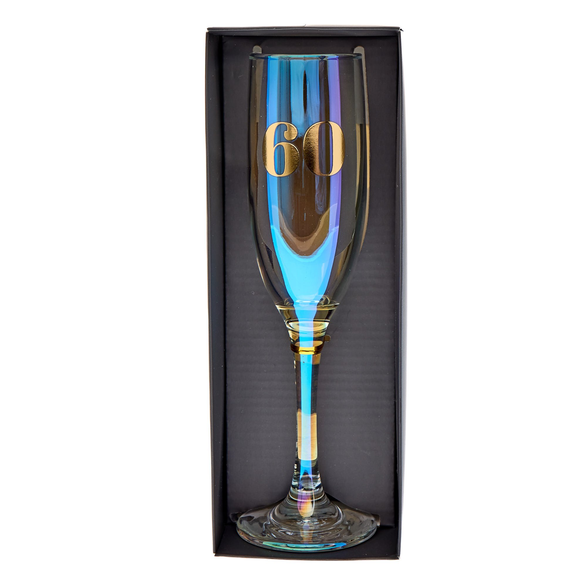 60th Birthday Champagne Flute