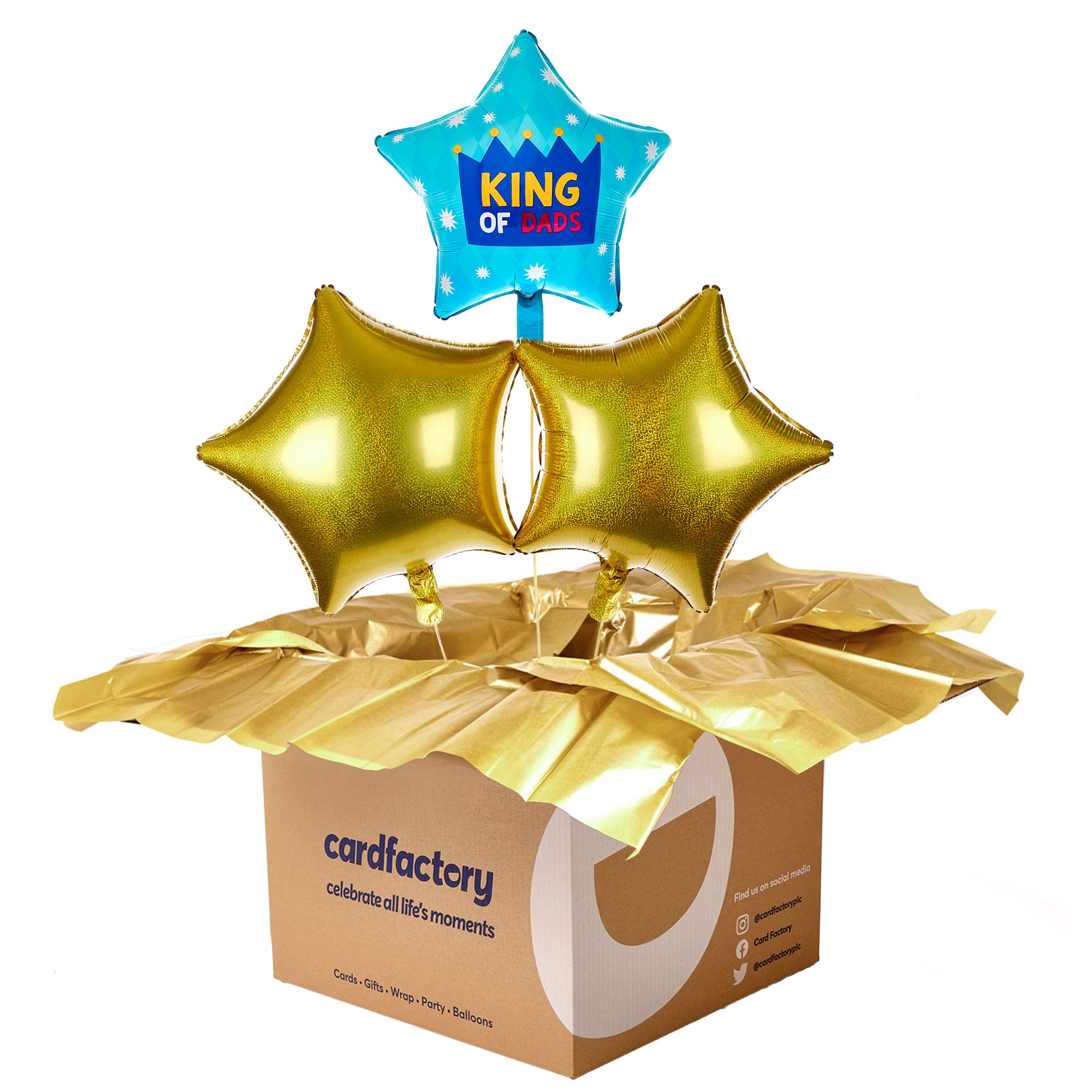 King Of Dads Balloon Bouquet - Pre-Order For Father's Day!