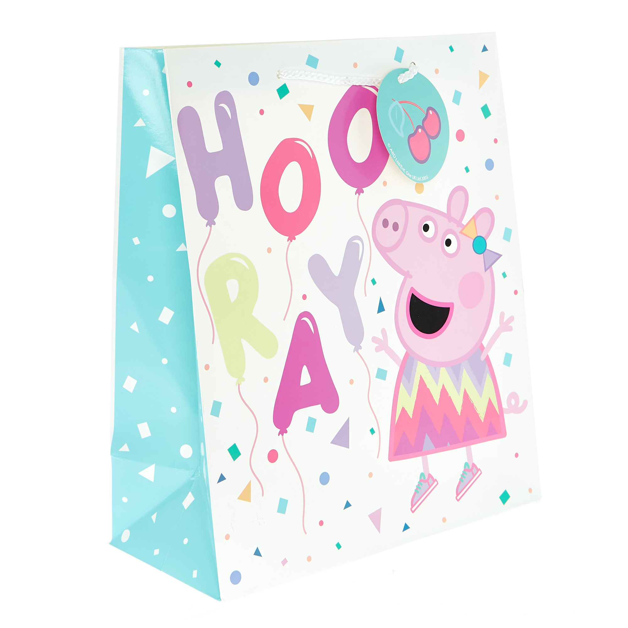 Large Portrait Peppa Pig Hooray Gift Bag 