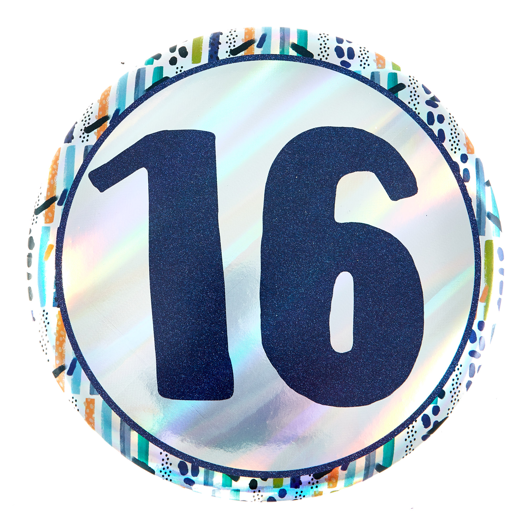 Giant 16th Birthday Badge - Blue