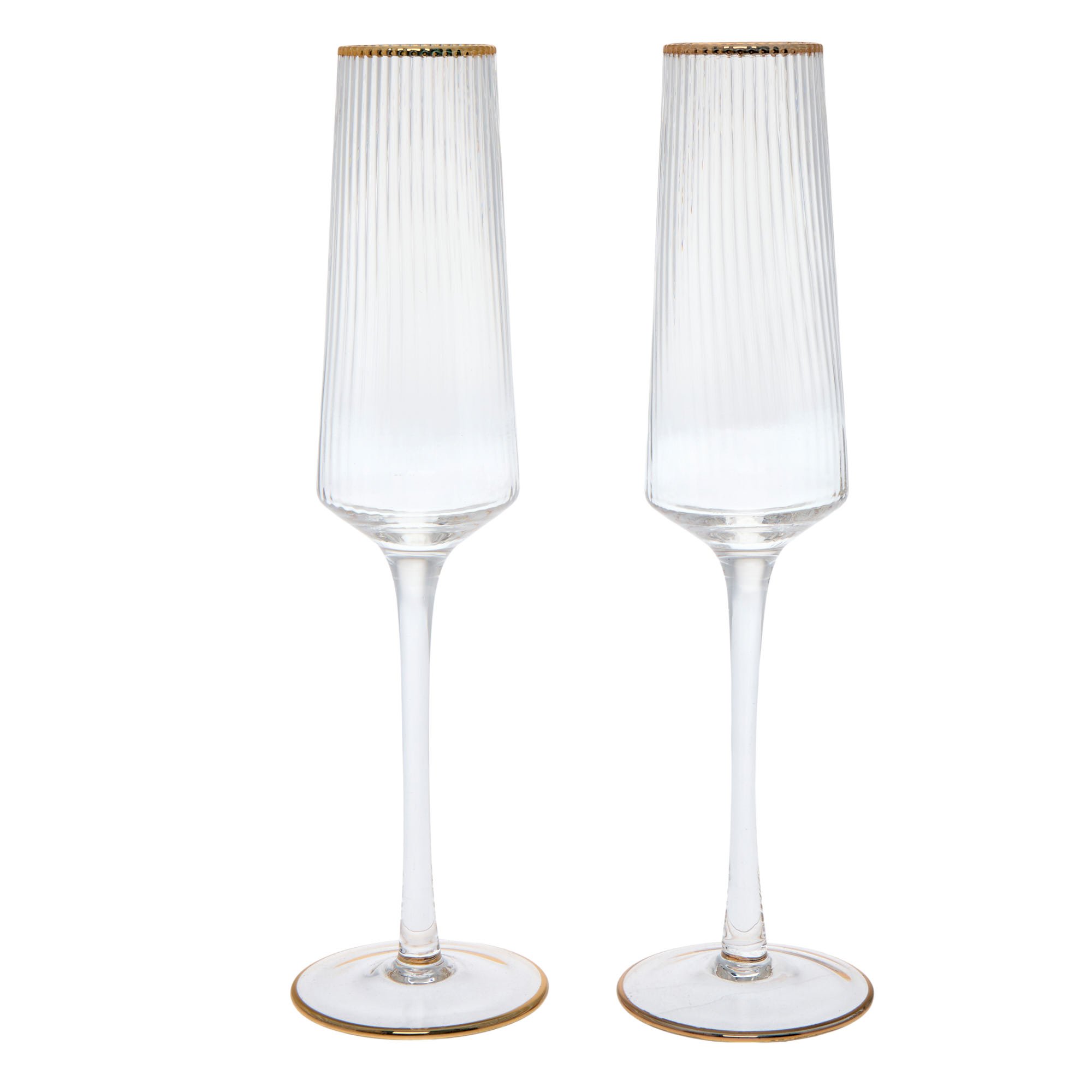 A Perfect Pair Twin Champagne Flutes