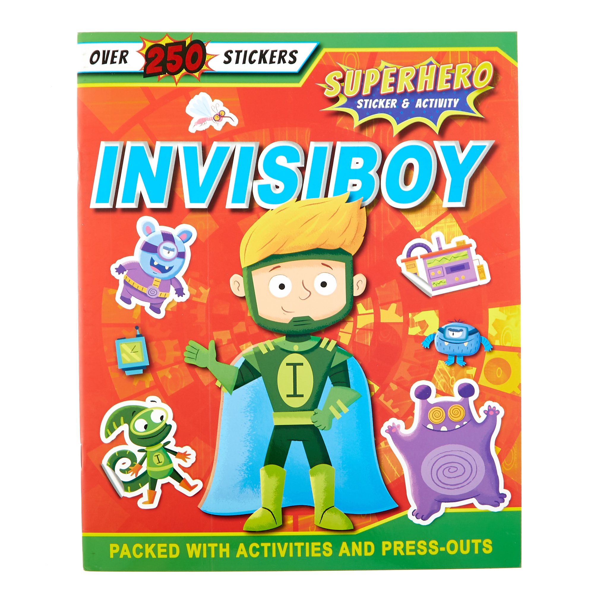 Superhero Sticker & Activity Books - Set Of 2 