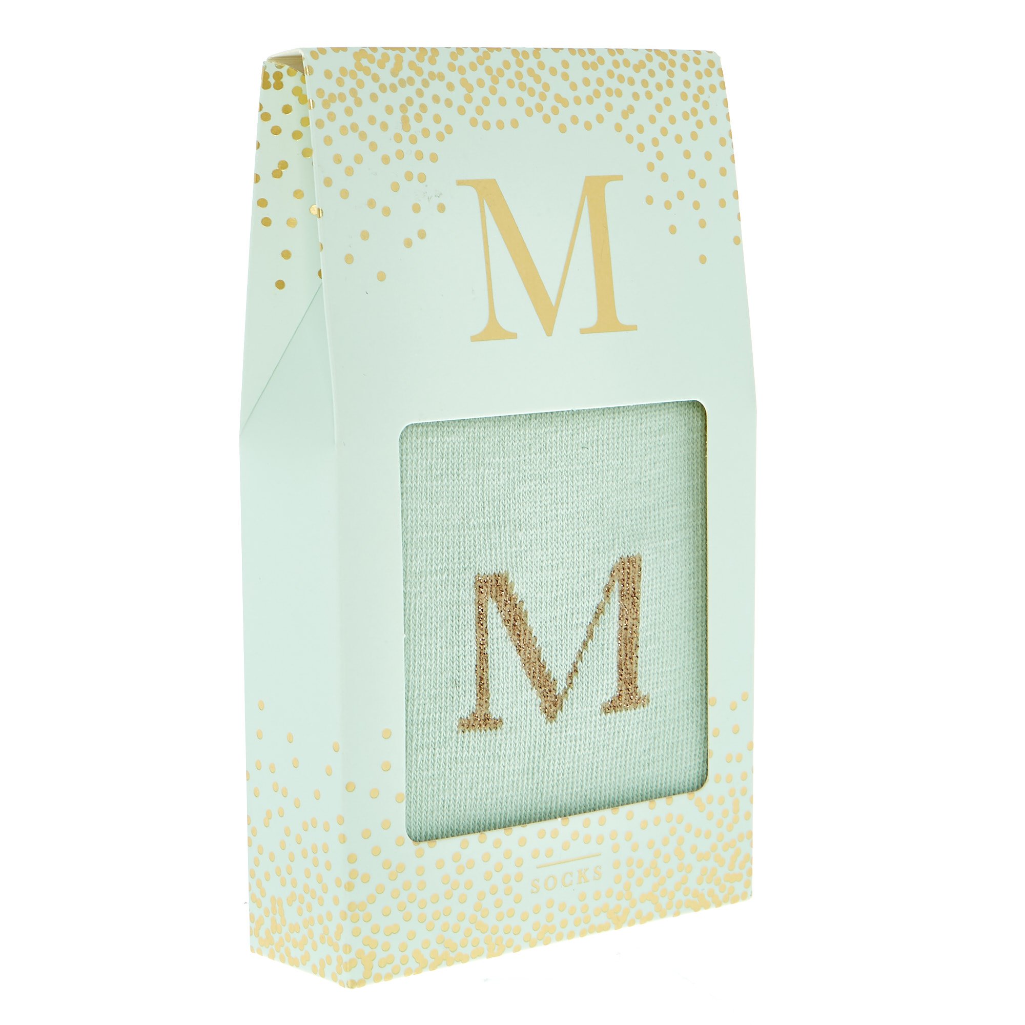 Letter M Socks