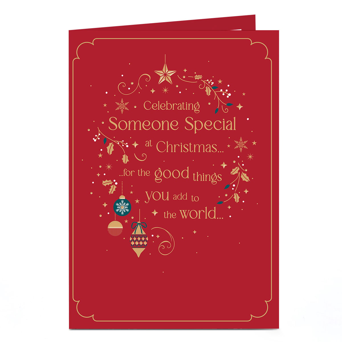Christmas Card - Celebrating Someone Special