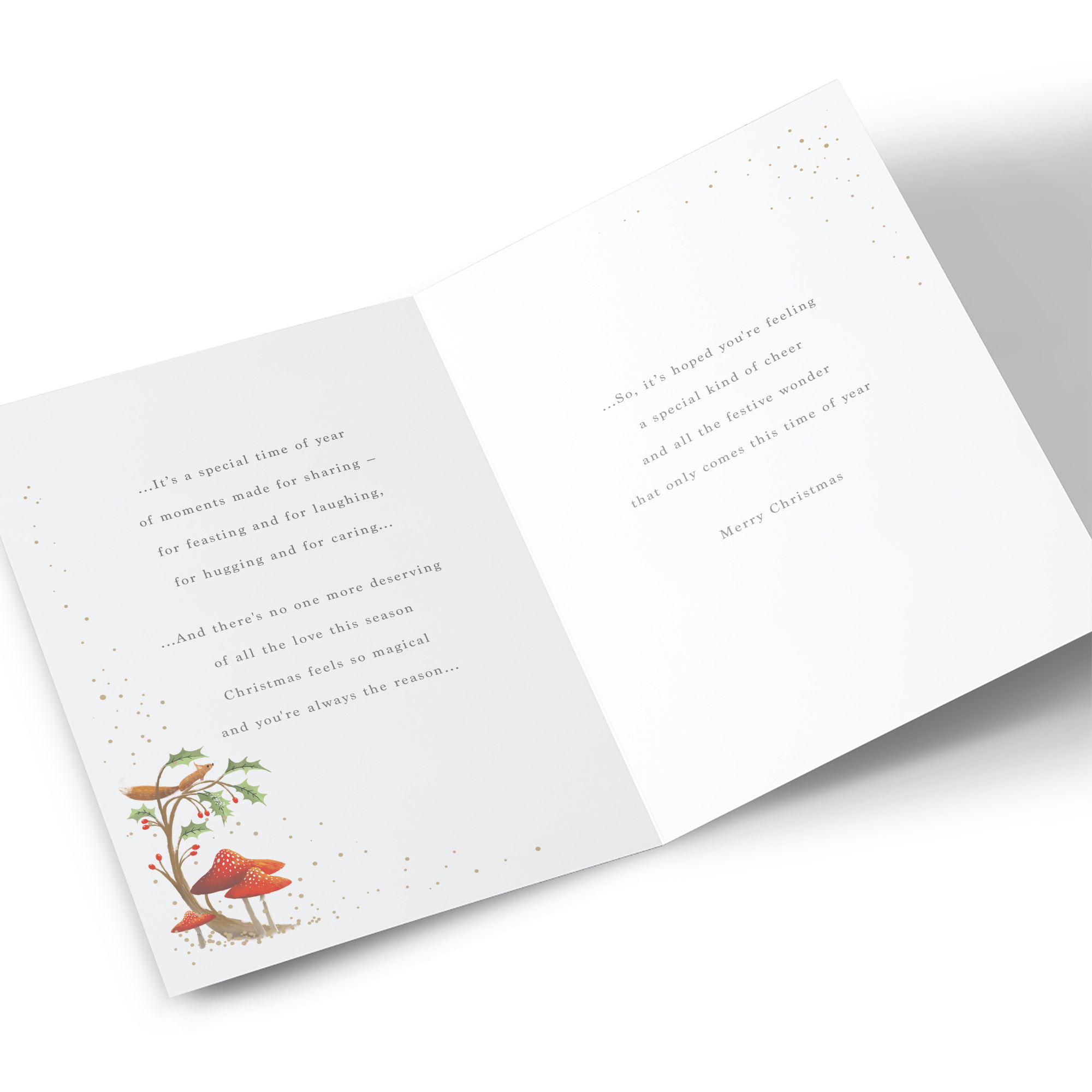 Christmas Card - Christmastime Poem, Mum